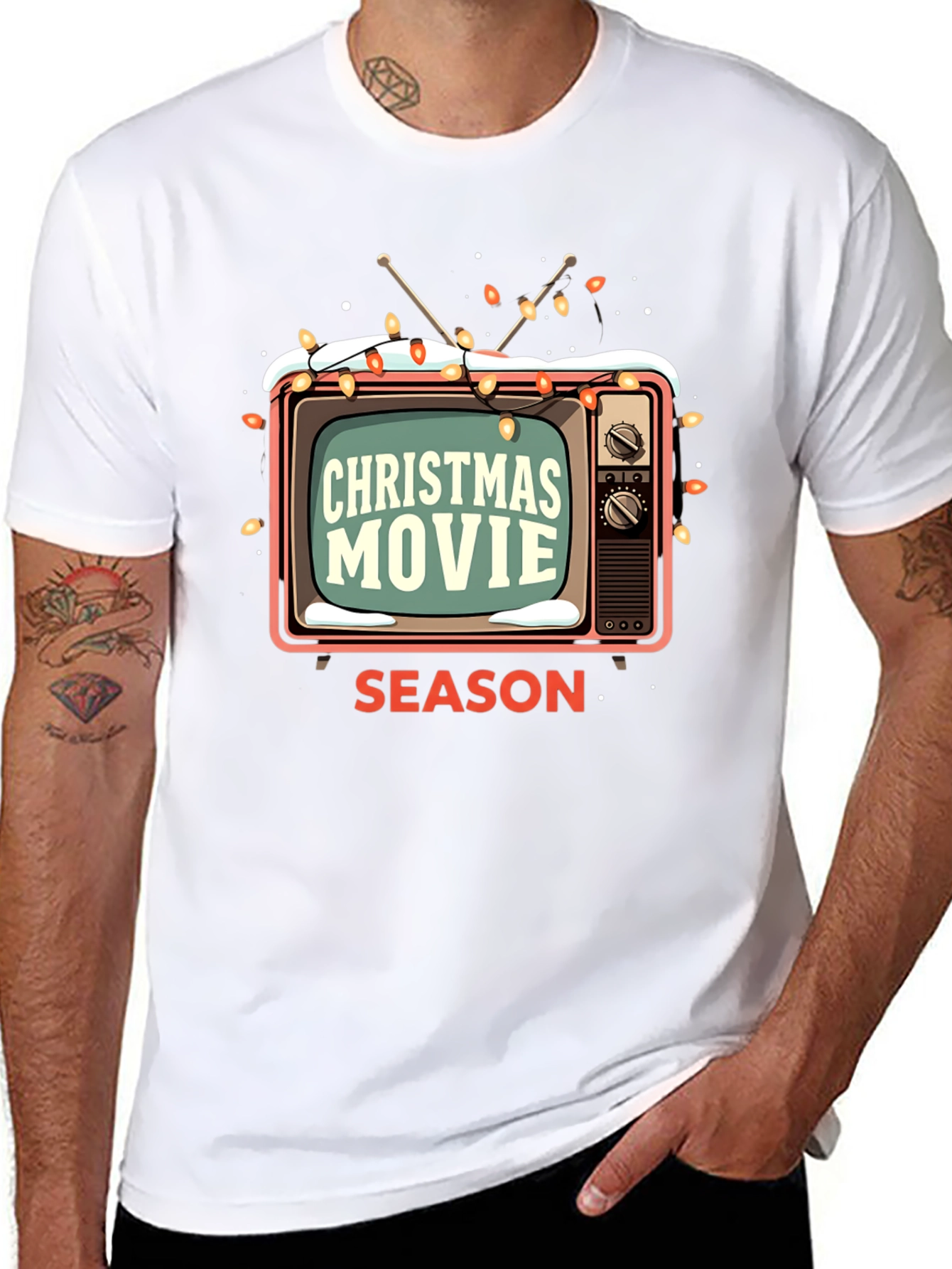 Christmas Movie Season Graphic T-Shirt