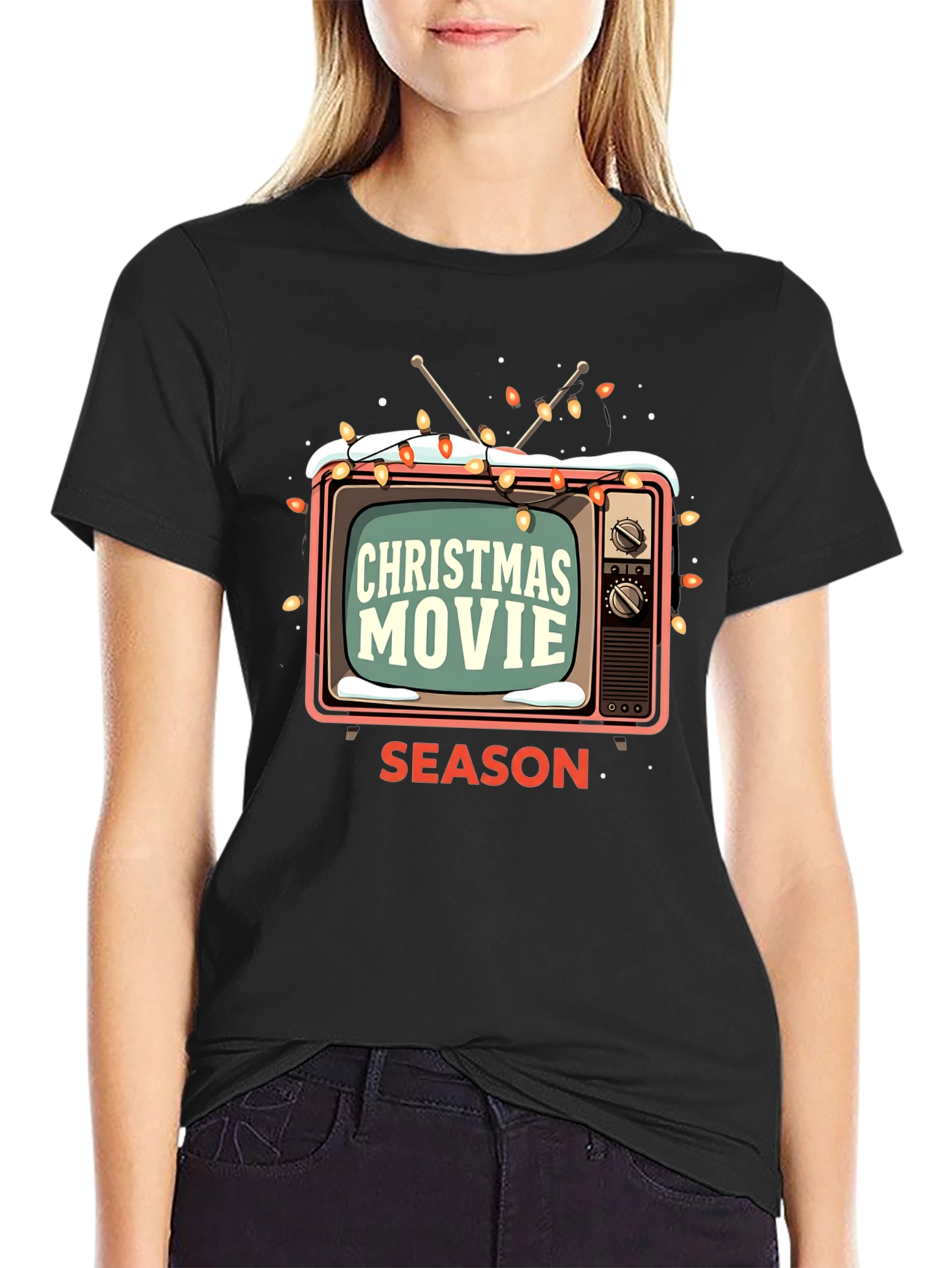 Christmas Movie Season Graphic T-Shirt