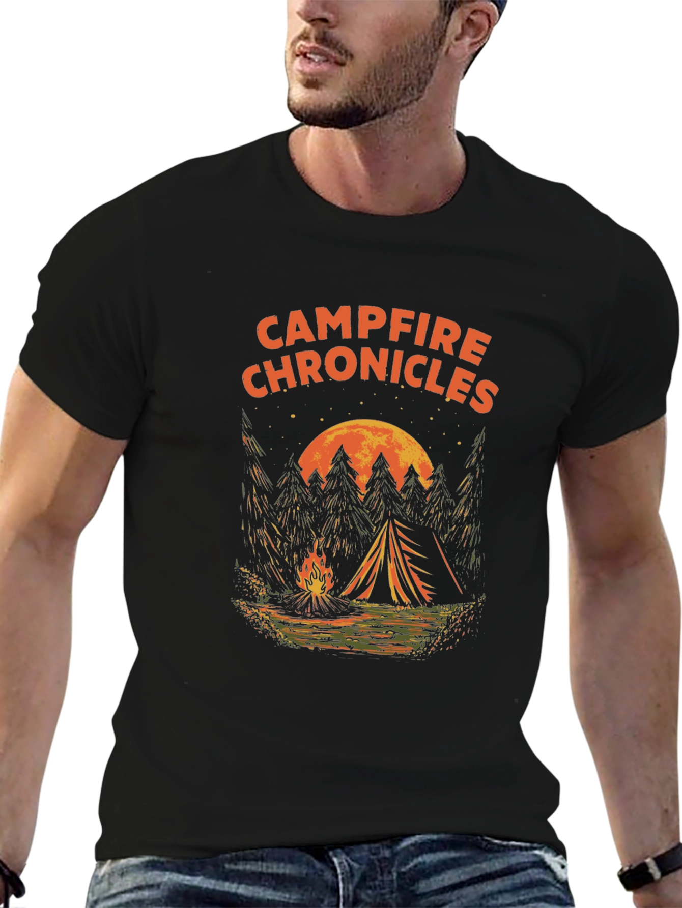 Campfire Chronicles Graphic T-Shirt - Adventure Awaits
