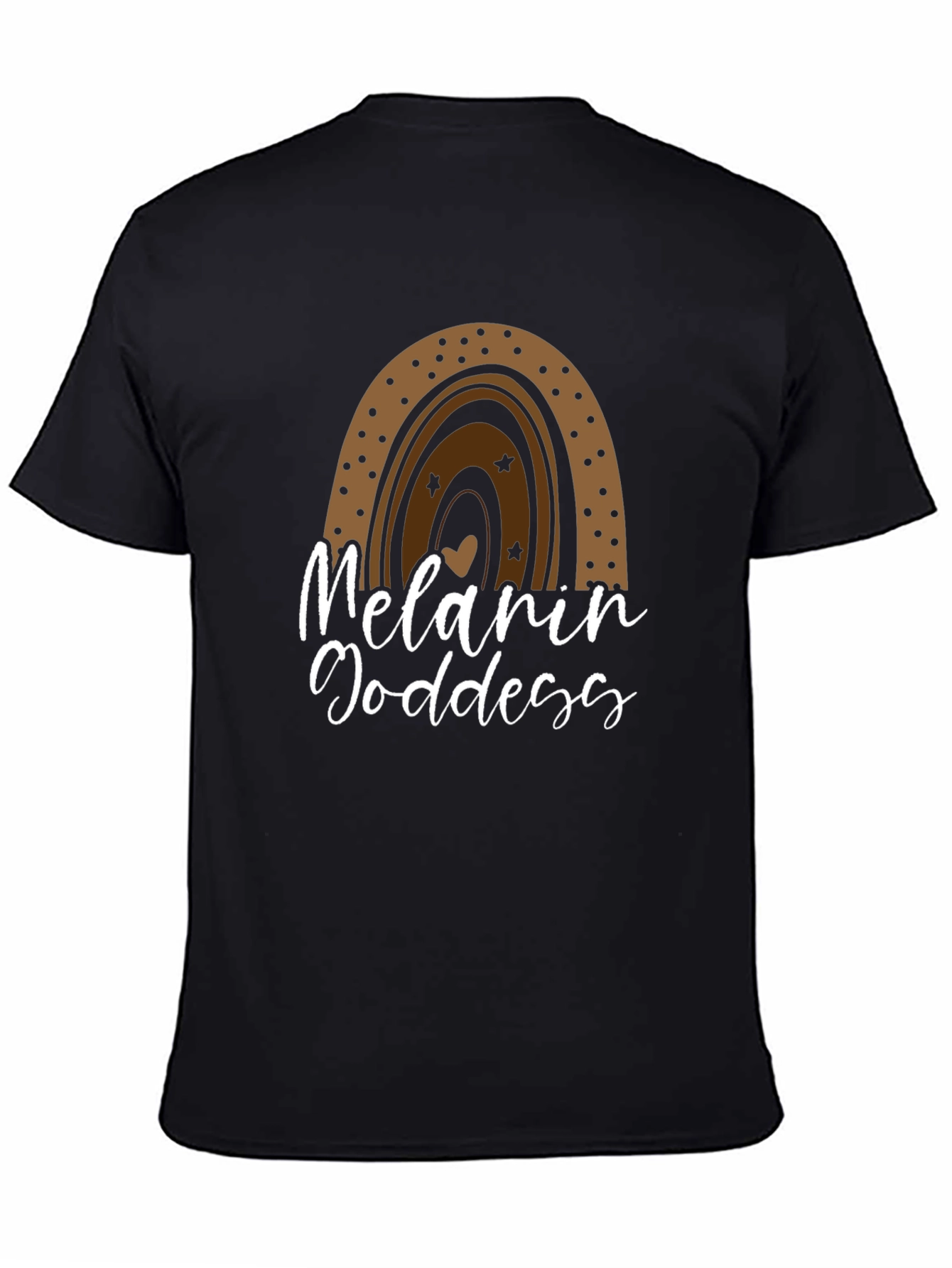Melanin Goddess Graphic T-Shirt - Black
