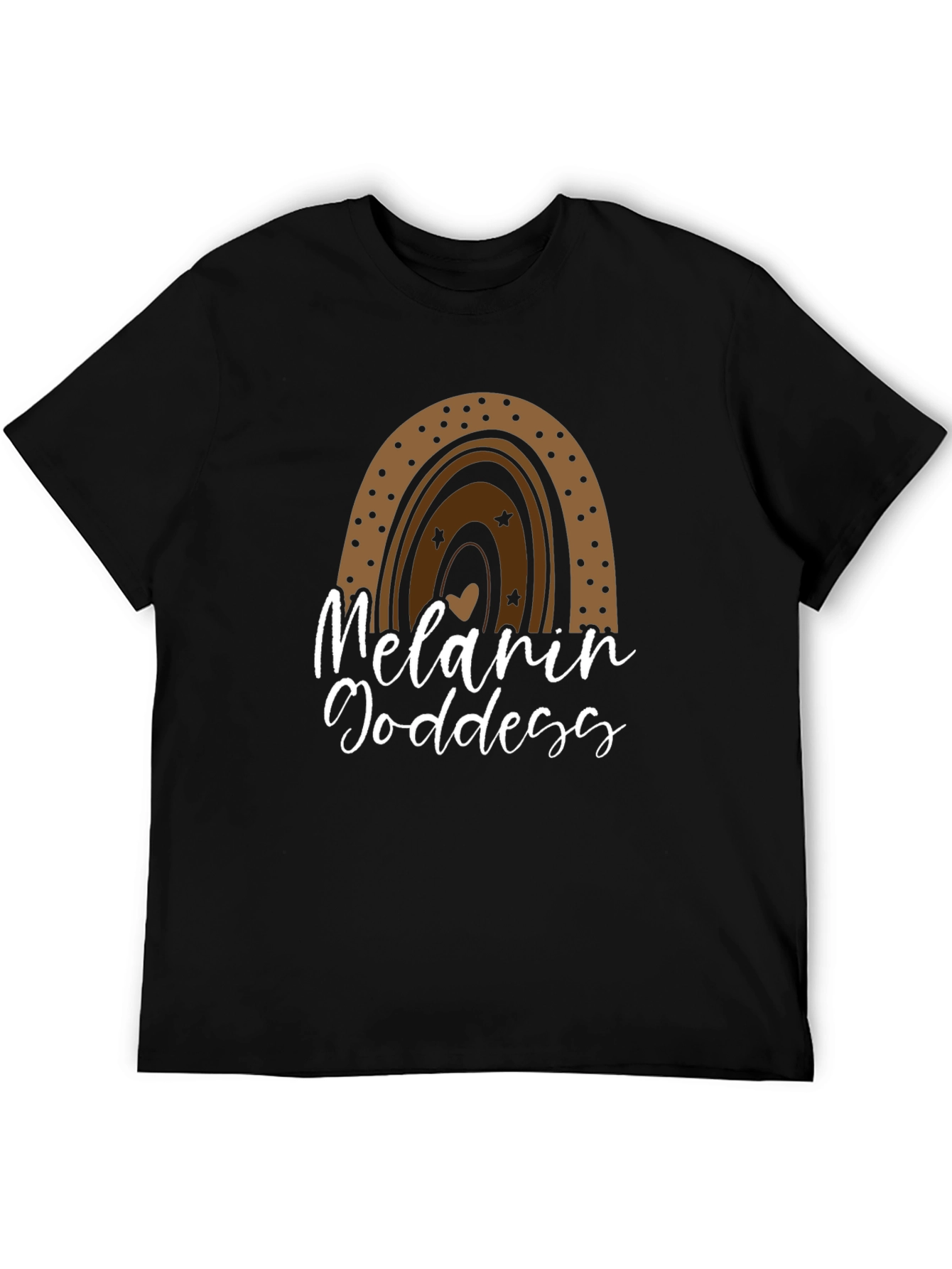 Melanin Goddess Graphic T-Shirt - Black