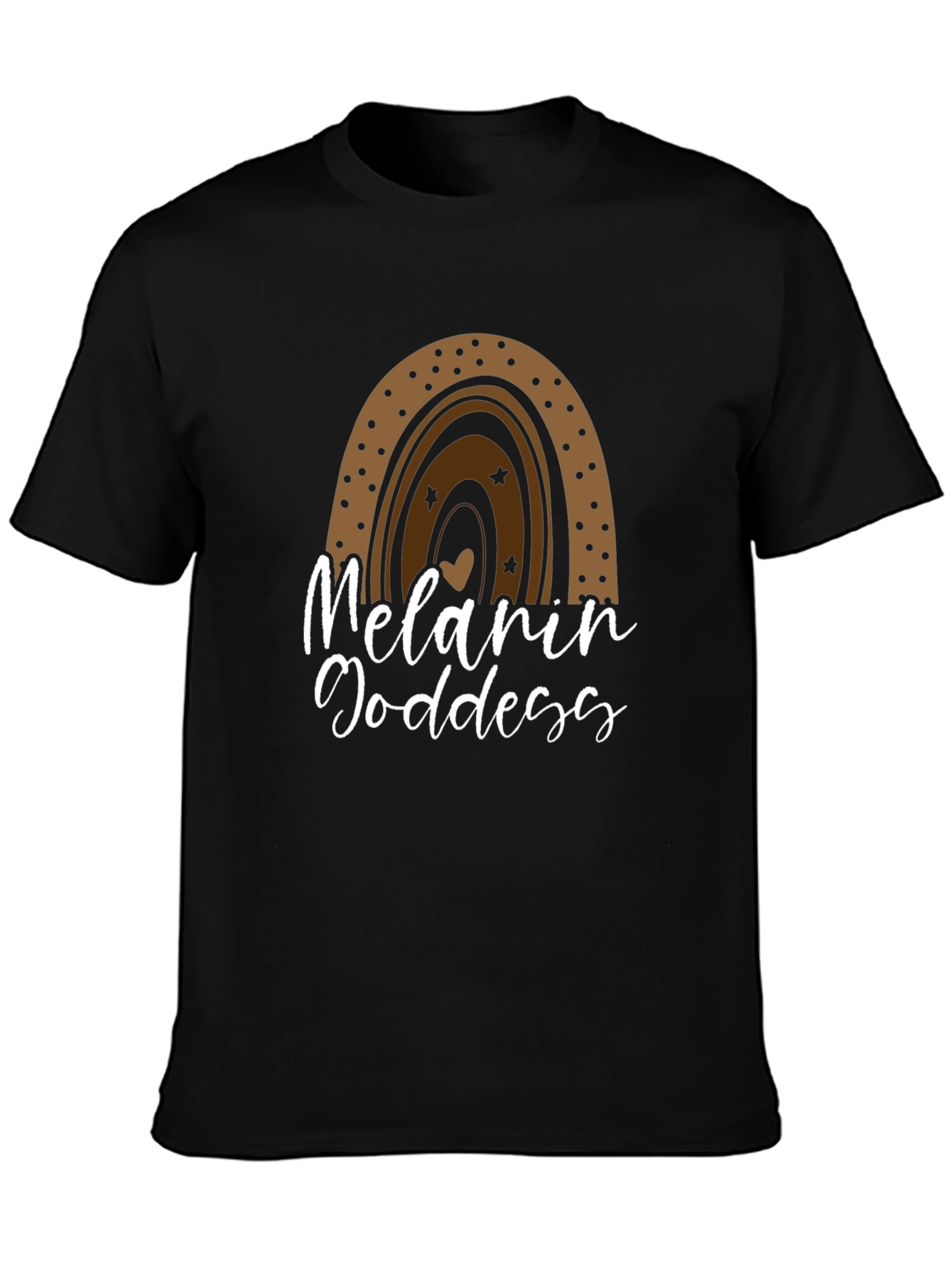 Melanin Goddess Graphic T-Shirt - Black