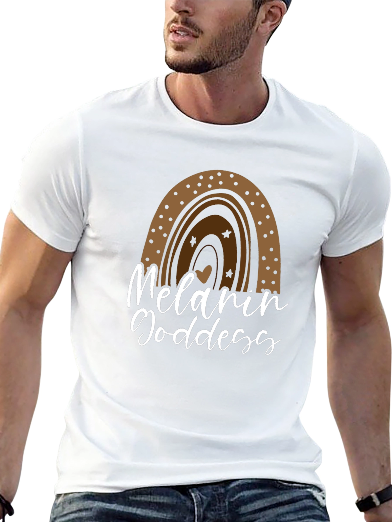 Melanin Goddess Graphic T-Shirt - Black