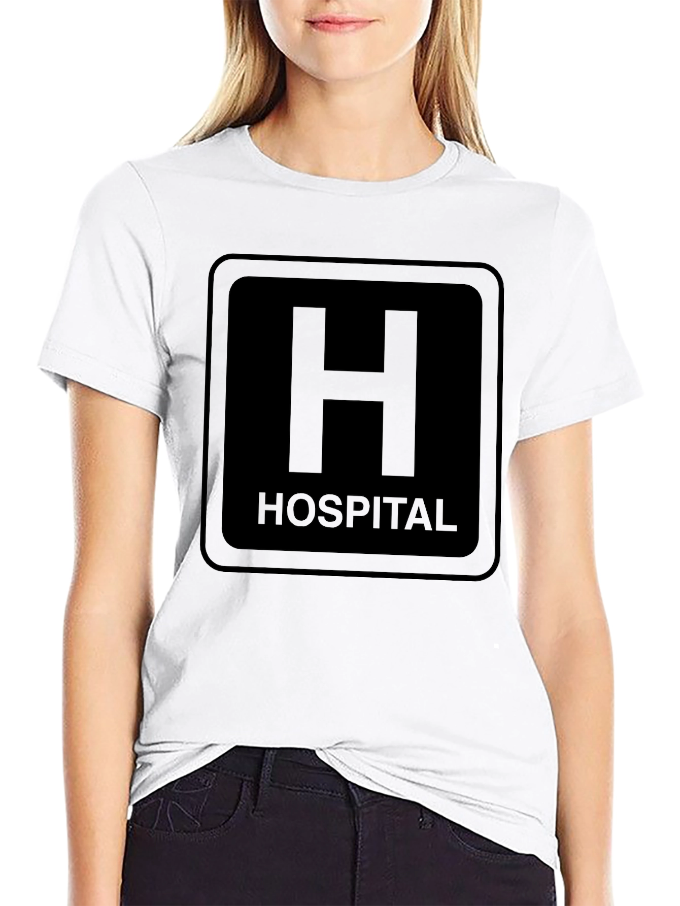 Hospital Symbol T-Shirt - Healthcare Apparel