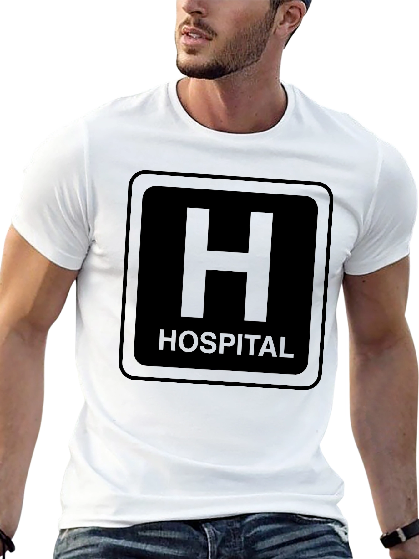 Hospital Symbol T-Shirt - Healthcare Apparel