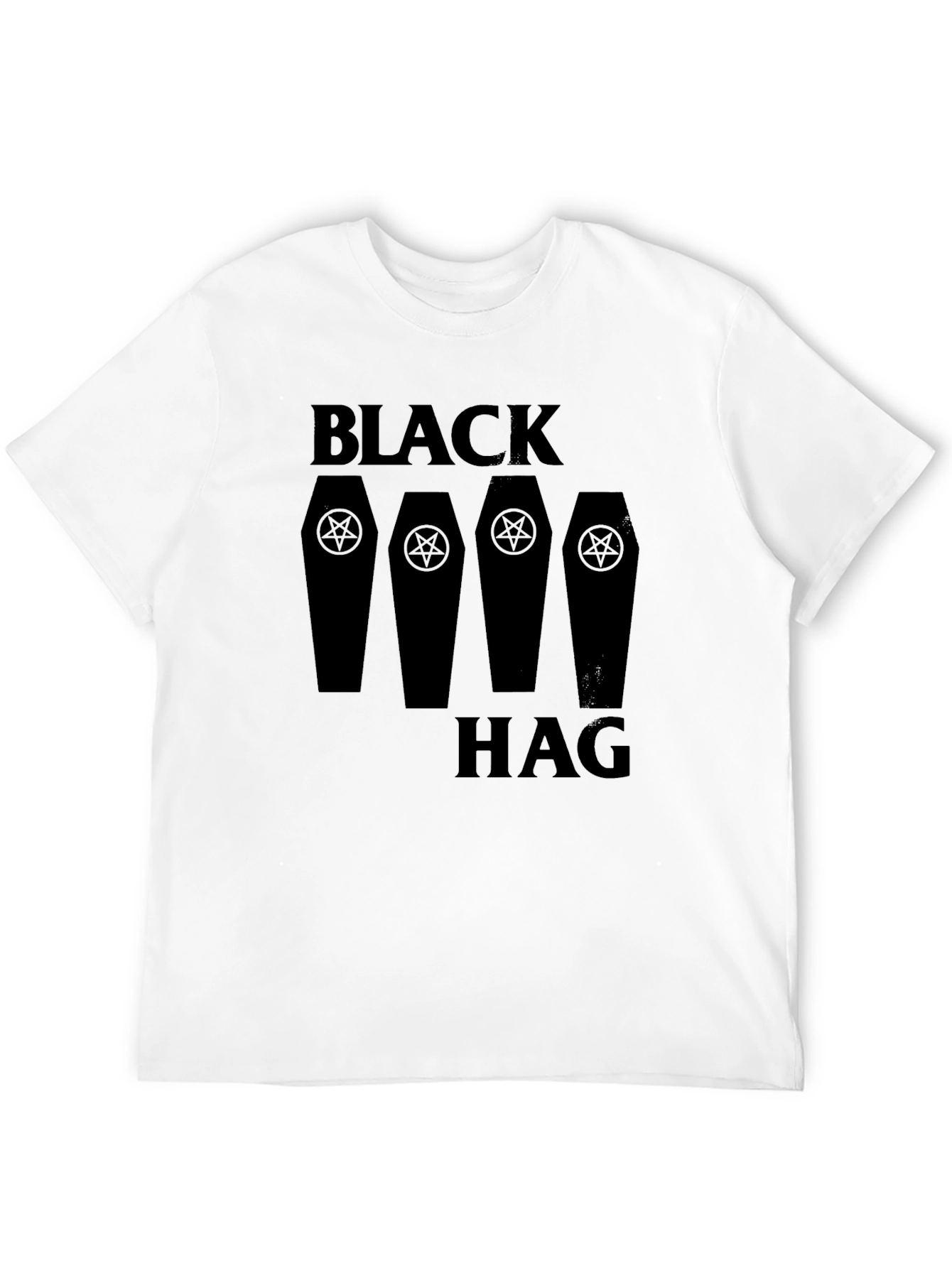 Black Hag Coffin Graphic Tee