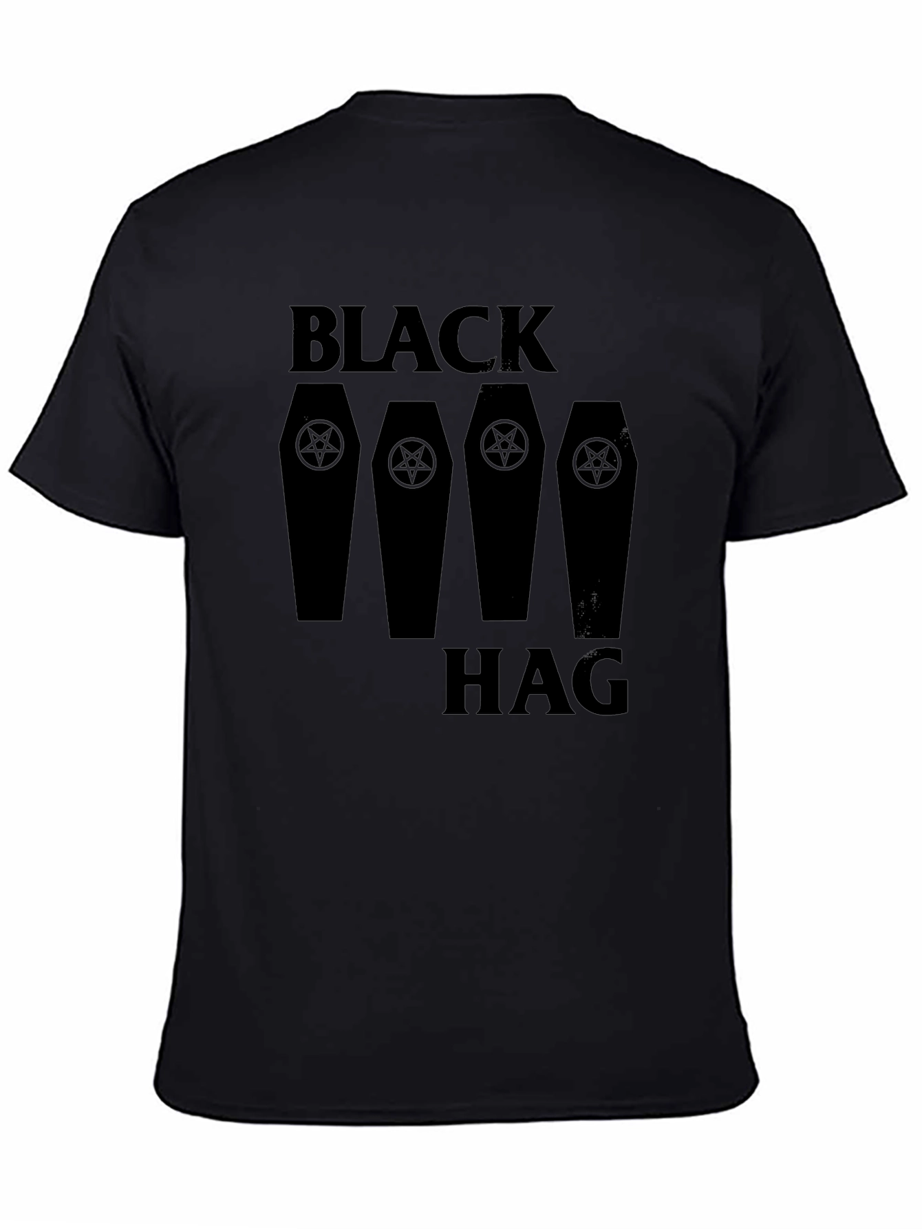 Black Hag Coffin Graphic Tee