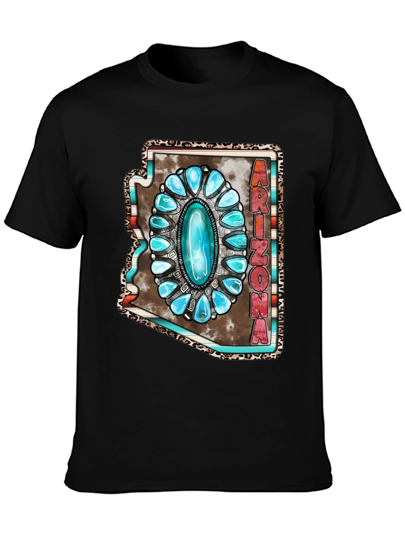 Arizona Graphic Tee - Turquoise Stone