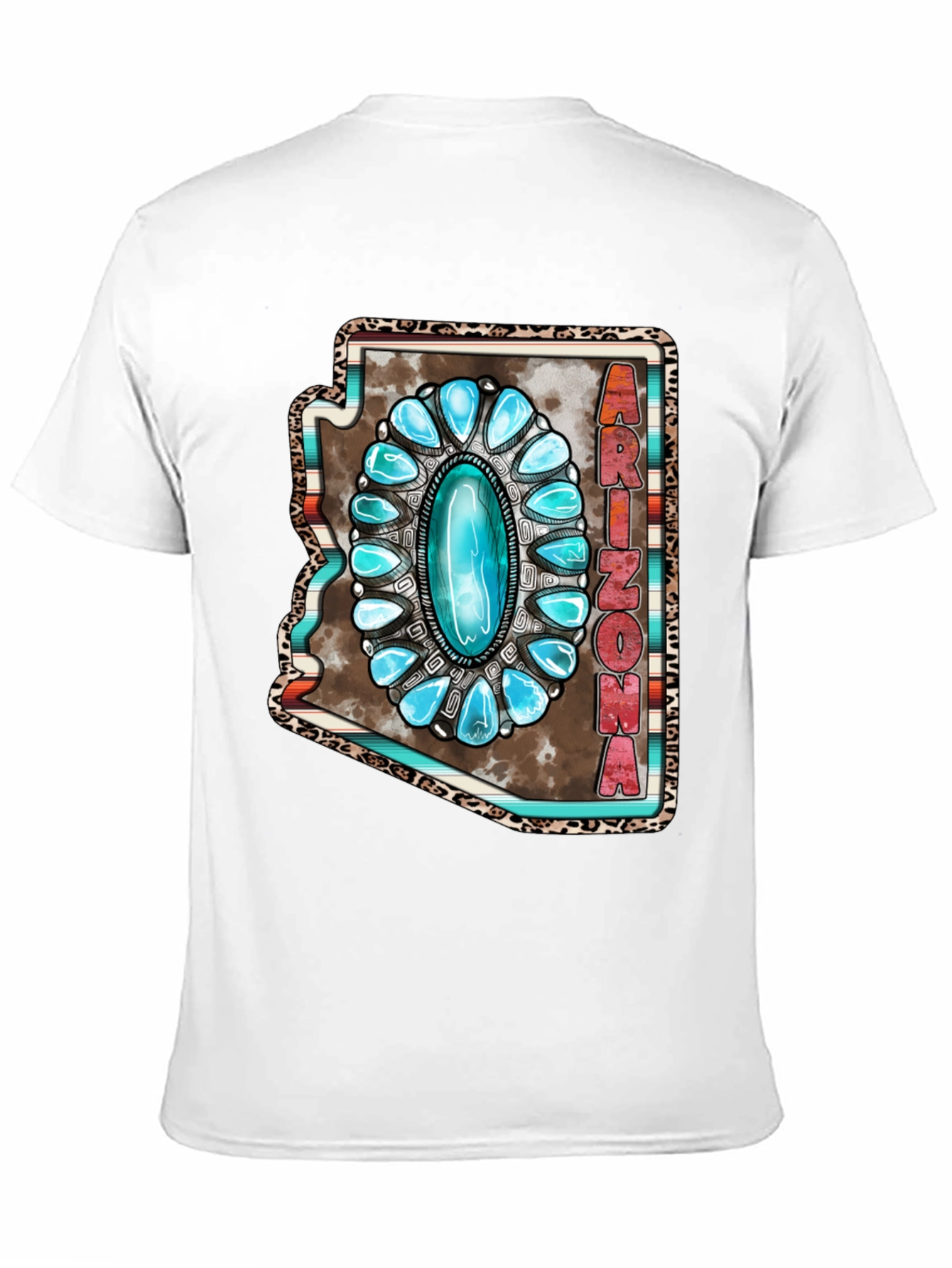 Arizona Graphic Tee - Turquoise Stone