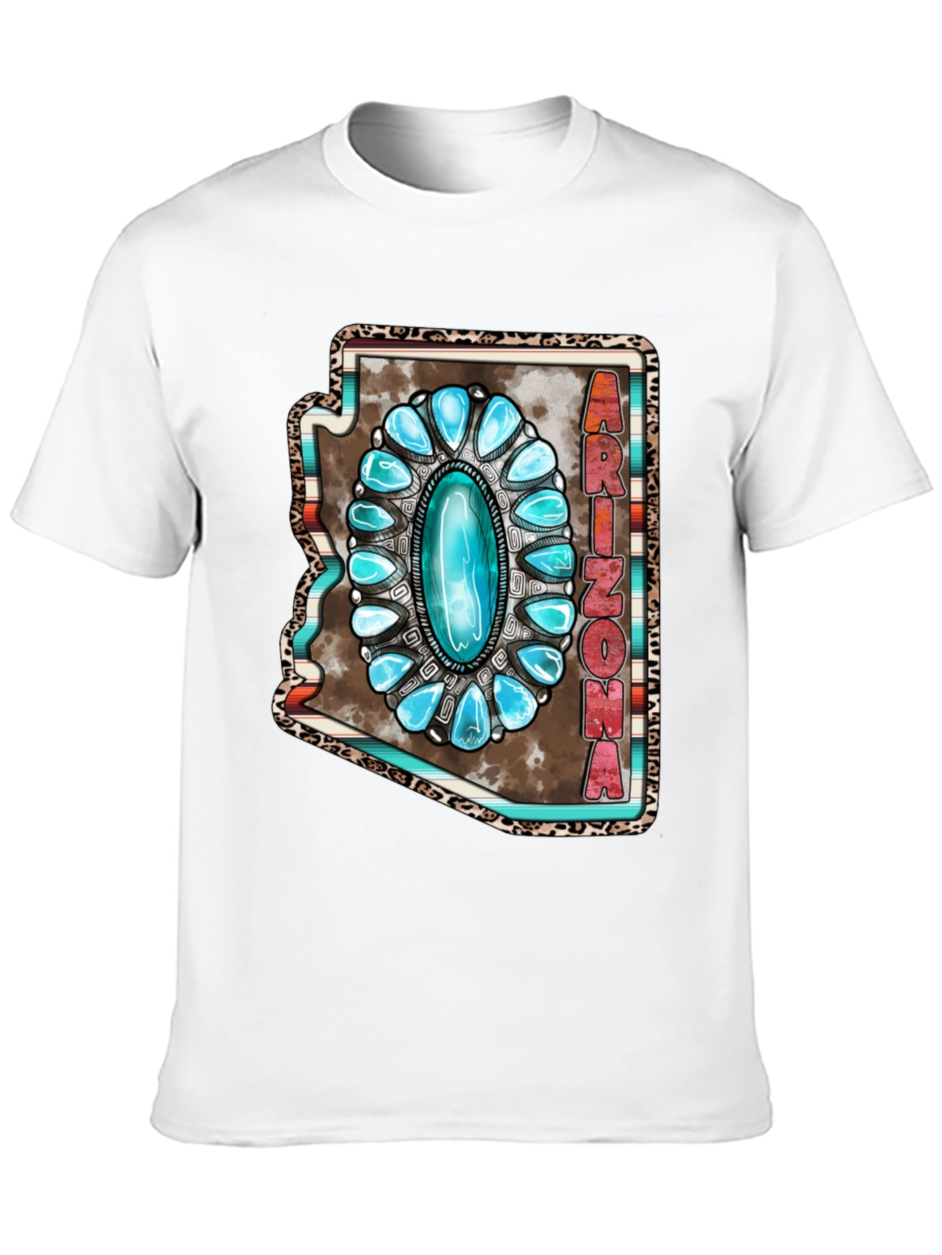 Arizona Graphic Tee - Turquoise Stone