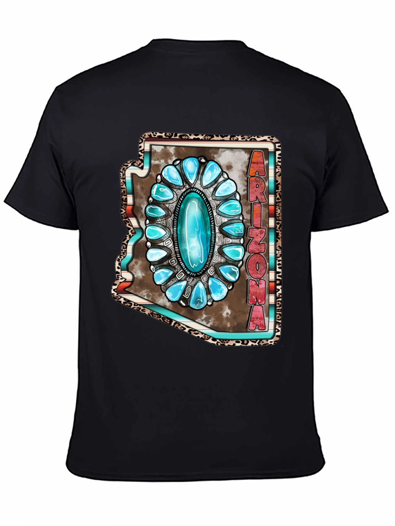 Arizona Graphic Tee - Turquoise Stone