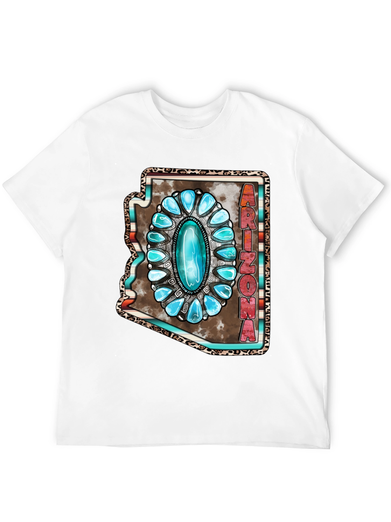 Arizona Graphic Tee - Turquoise Stone