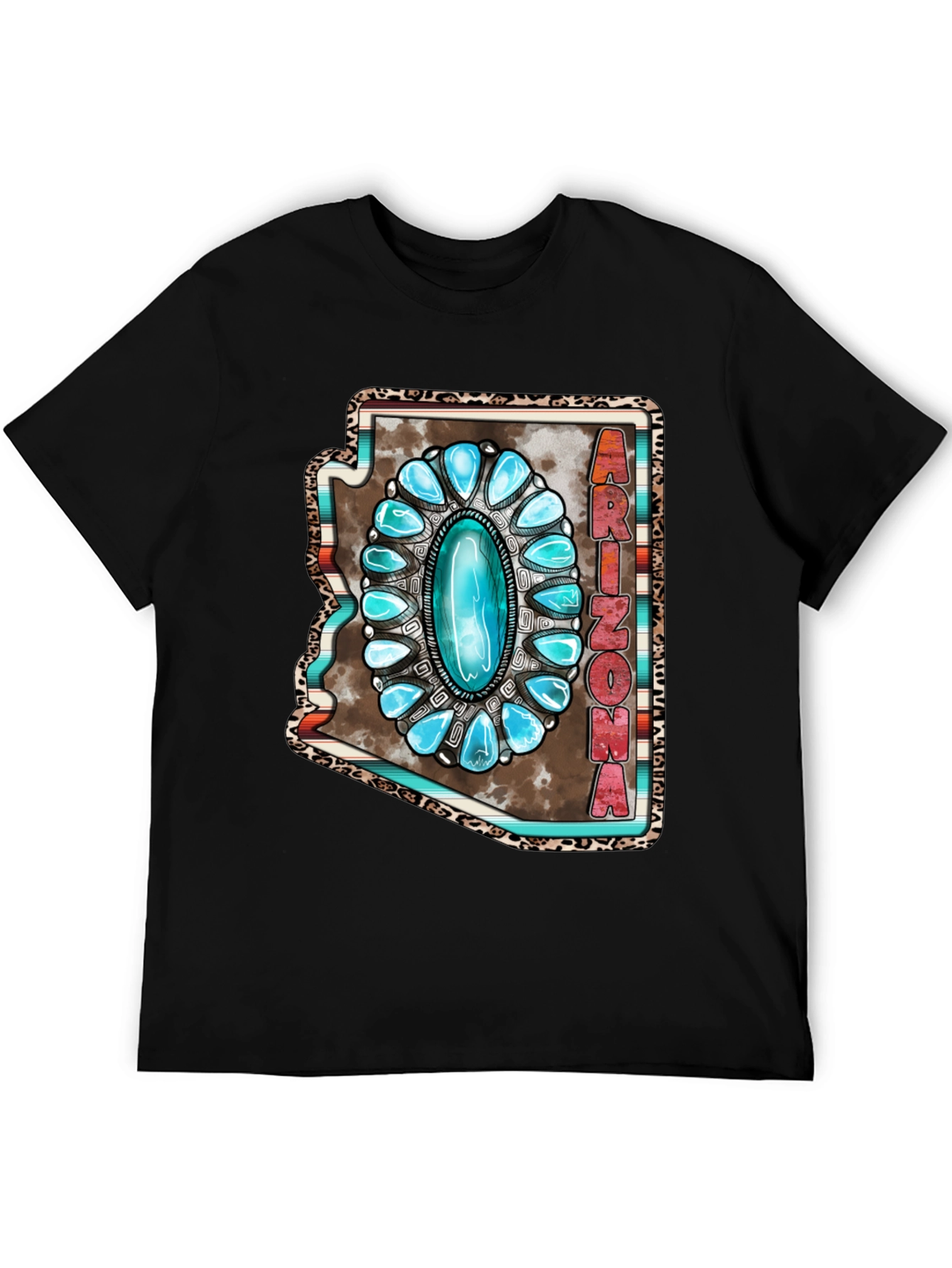 Arizona Graphic Tee - Turquoise Stone