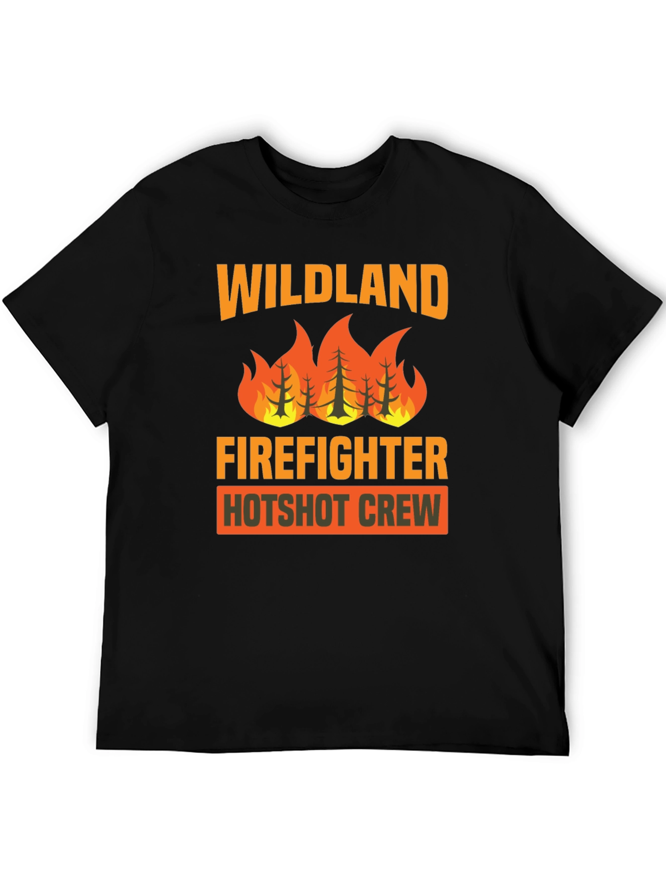 Wildland Firefighter Hotshot Crew Graphic T-Shirt