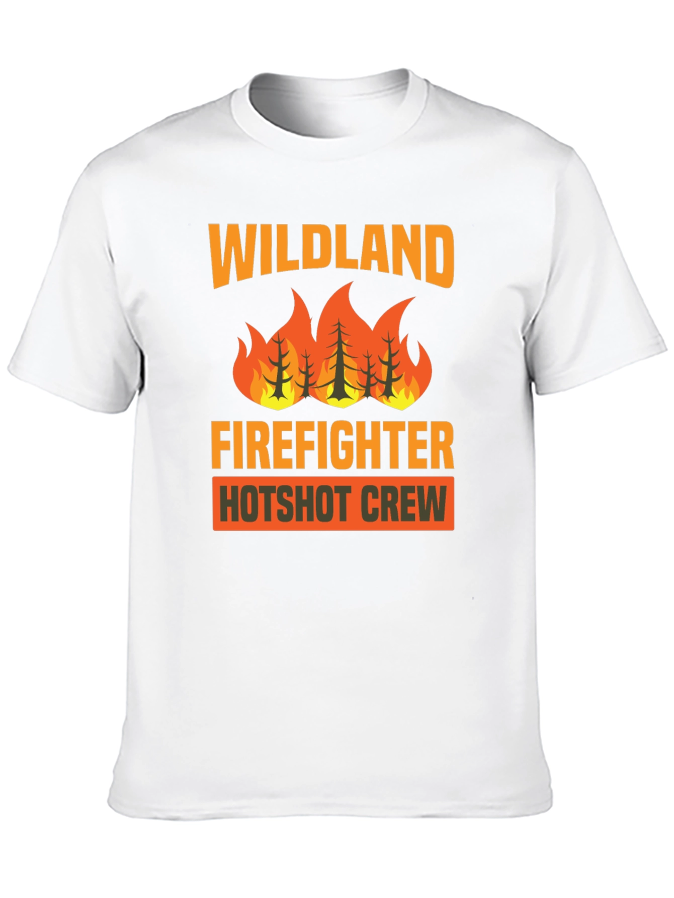 Wildland Firefighter Hotshot Crew Graphic T-Shirt