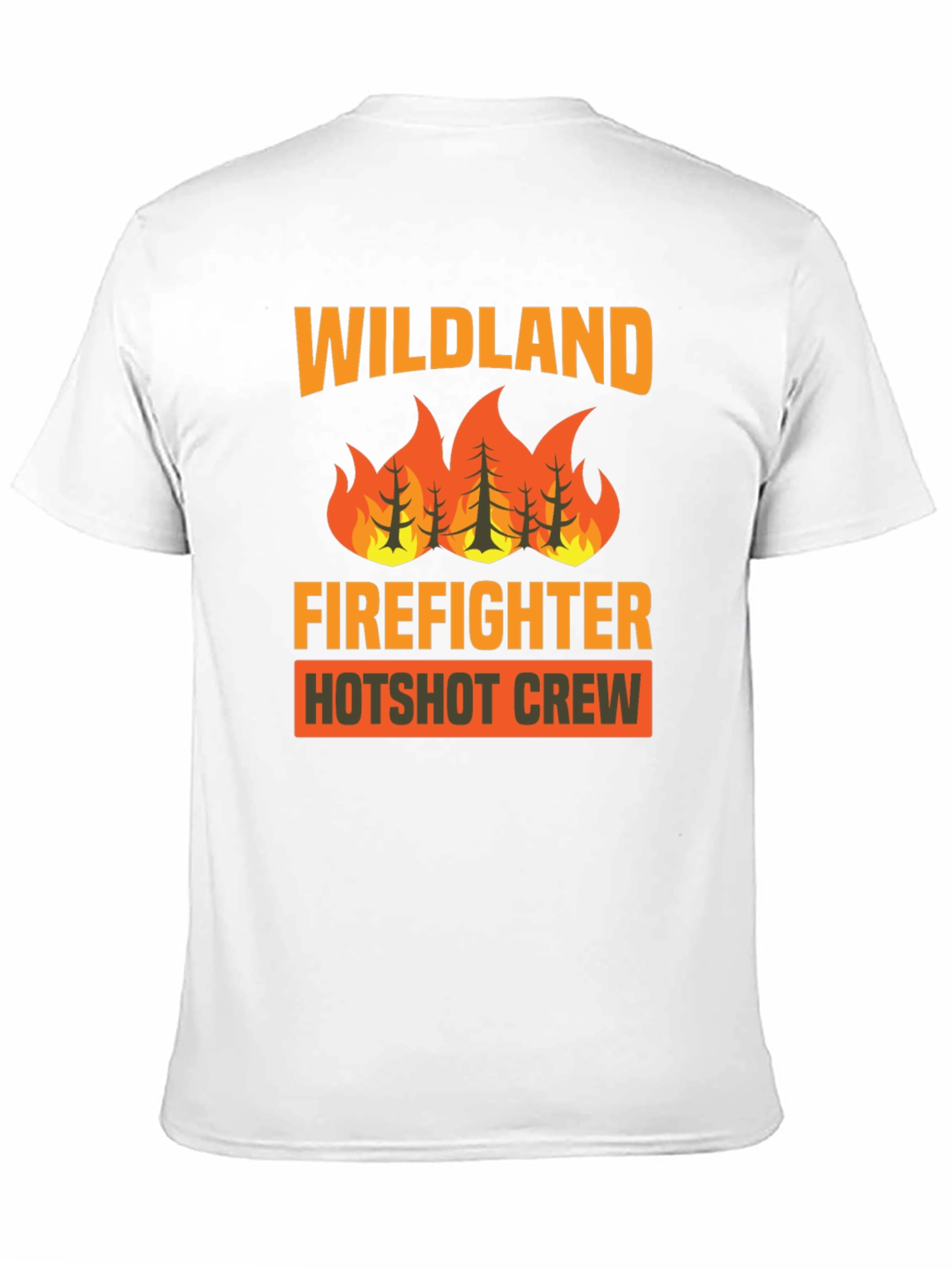Wildland Firefighter Hotshot Crew Graphic T-Shirt