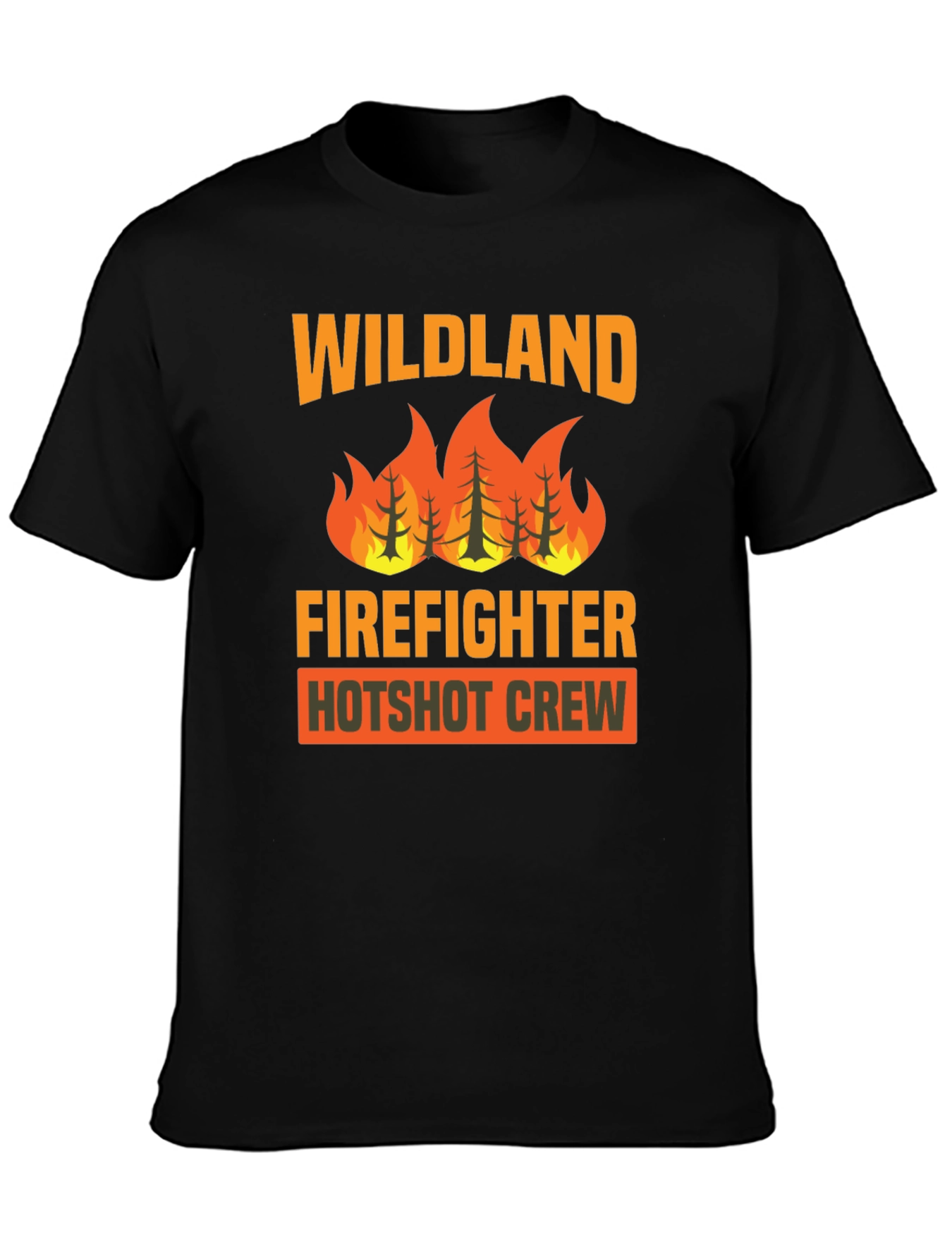 Wildland Firefighter Hotshot Crew Graphic T-Shirt