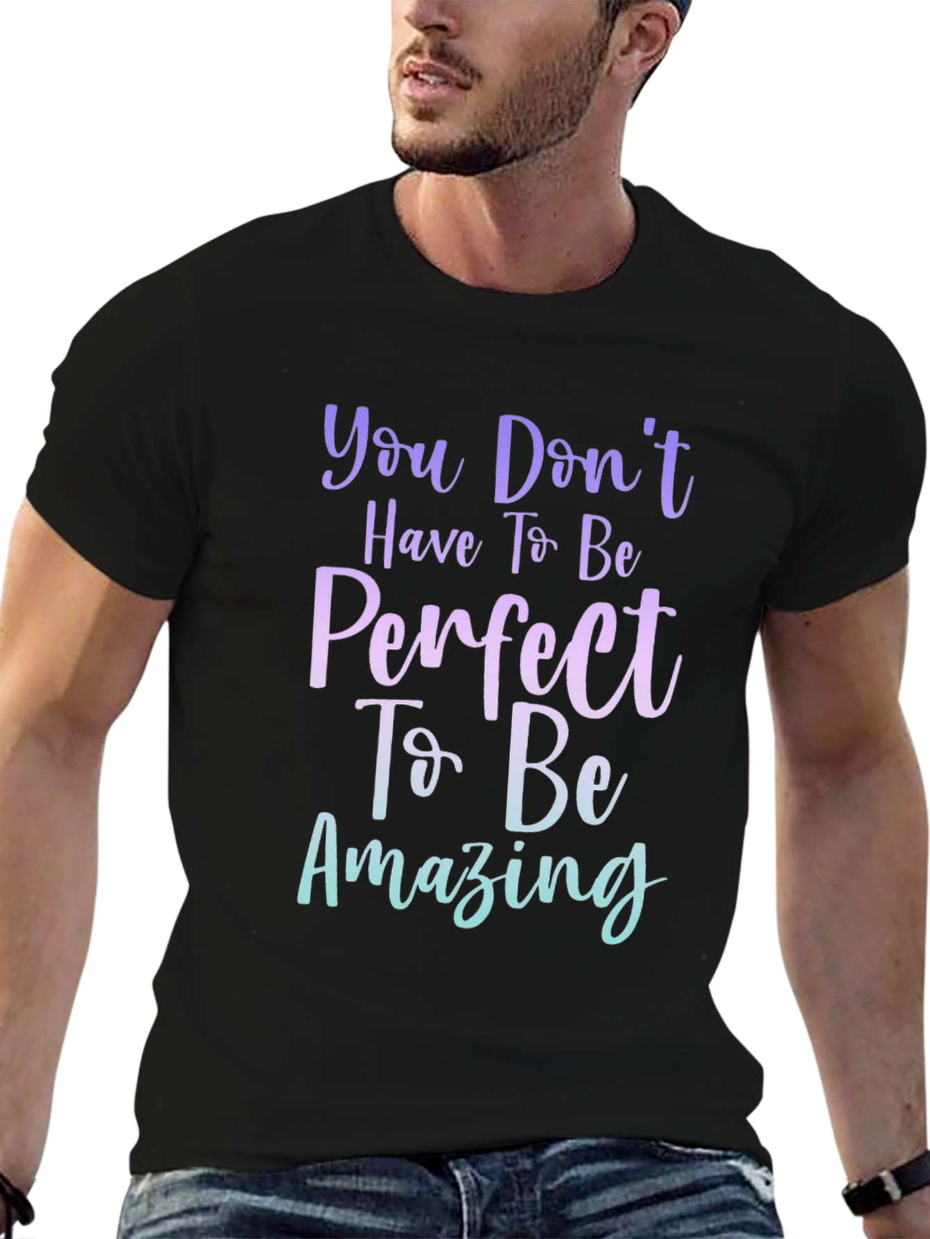 Inspirational Message Tee: Be Amazing