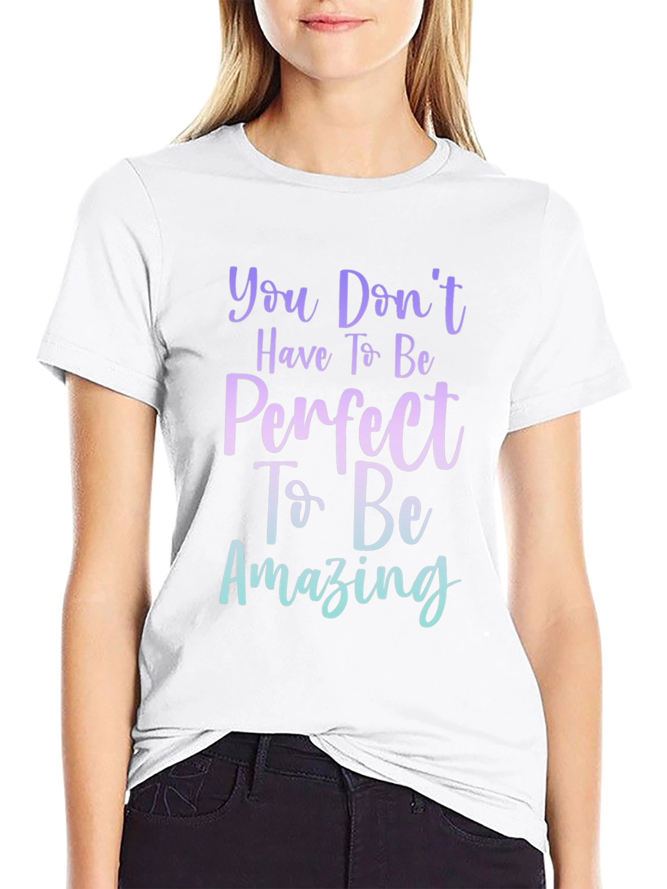 Inspirational Message Tee: Be Amazing
