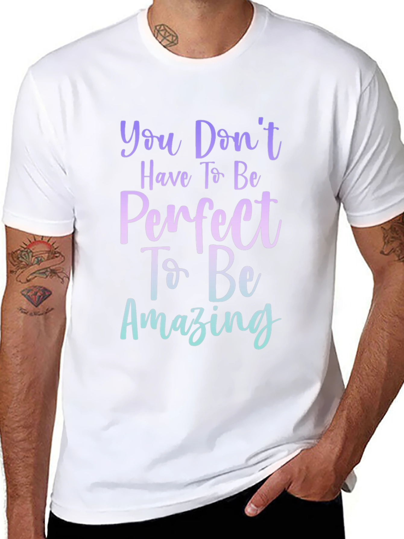 Inspirational Message Tee: Be Amazing