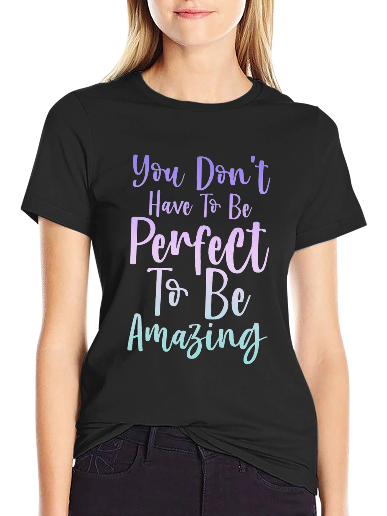 Inspirational Message Tee: Be Amazing