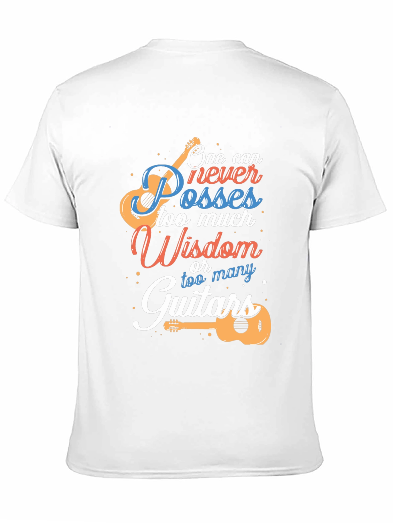 Guitar Wisdom Graphic Tee - Musicians T-Shirt