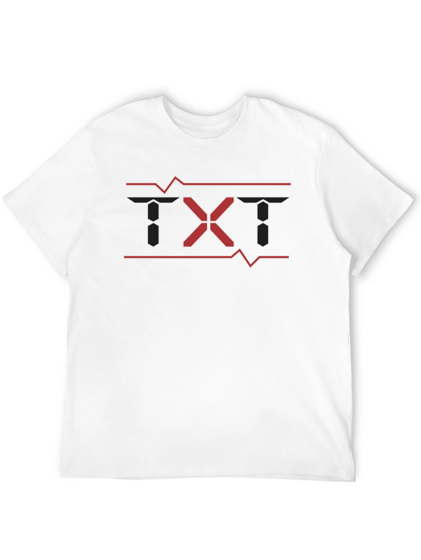 TXT Heartbeat Graphic Tee - Black Cotton Blend
