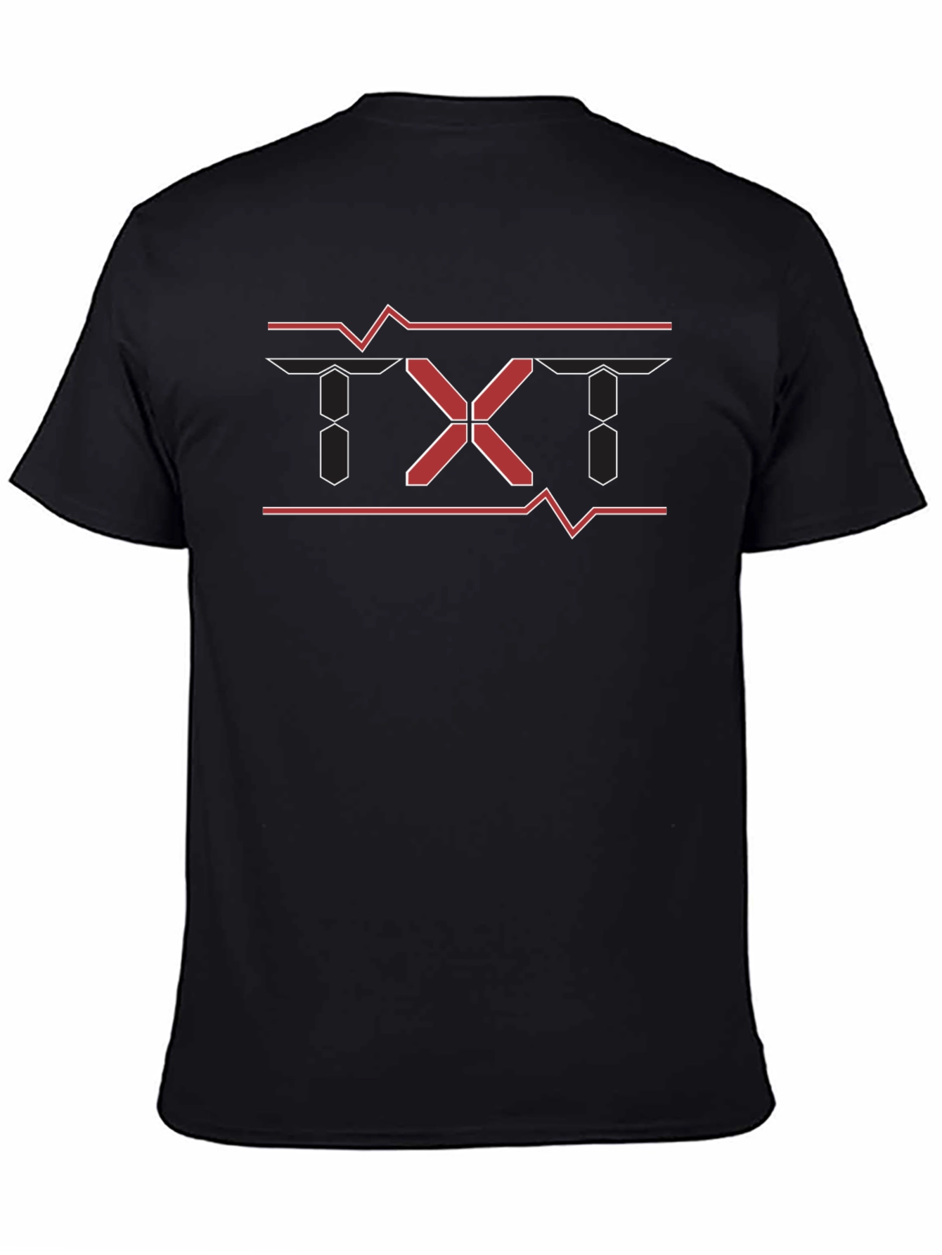 TXT Heartbeat Graphic Tee - Black Cotton Blend
