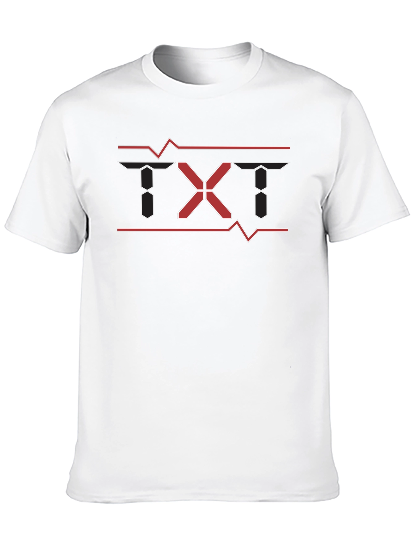 TXT Heartbeat Graphic Tee - Black Cotton Blend