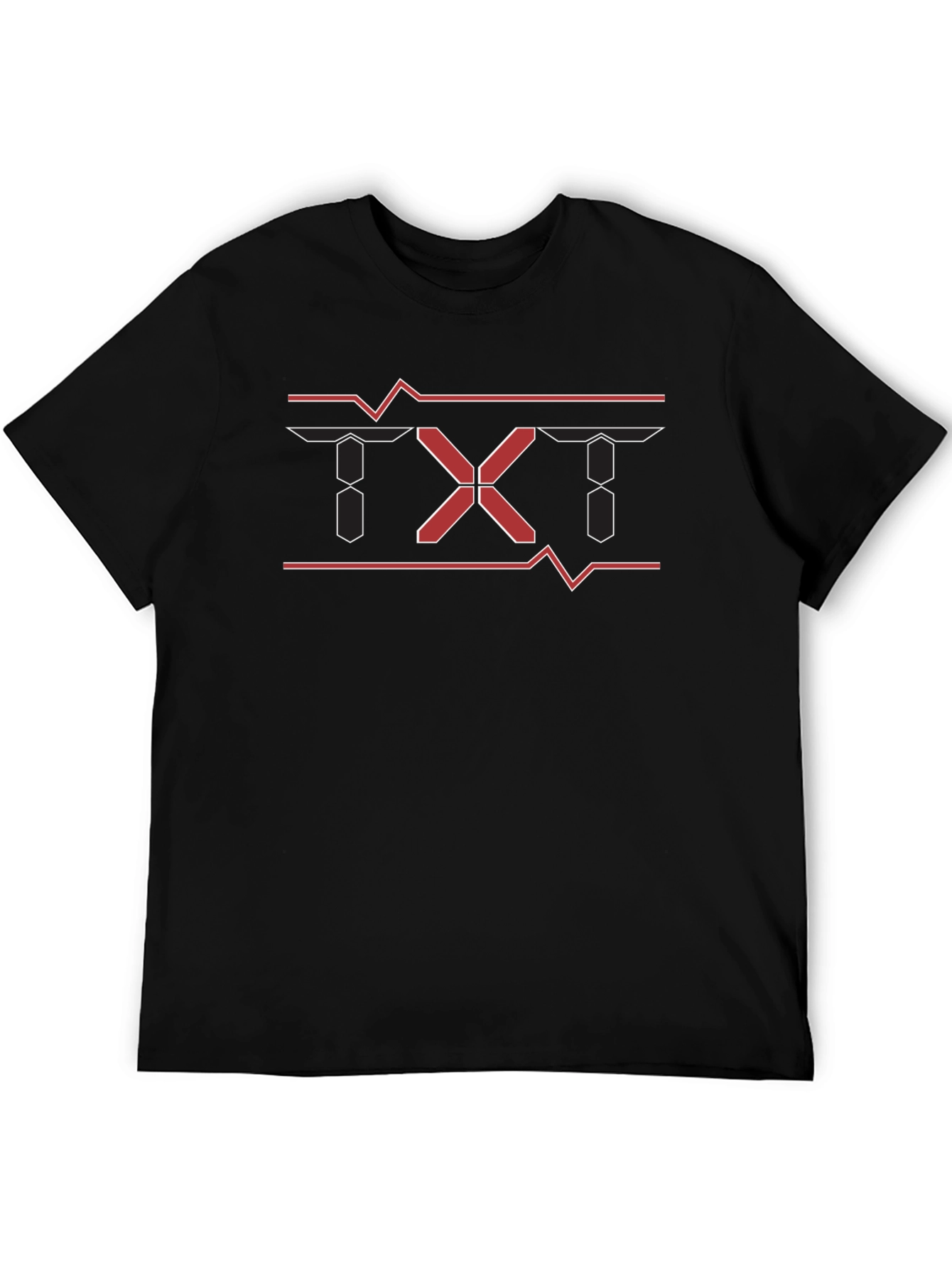 TXT Heartbeat Graphic Tee - Black Cotton Blend