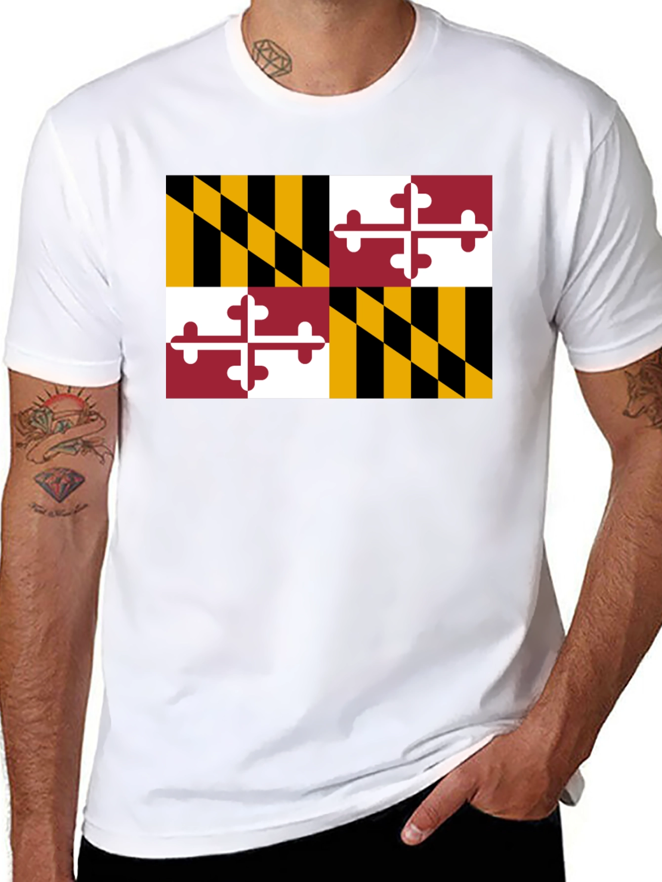 Maryland Flag Graphic Tee