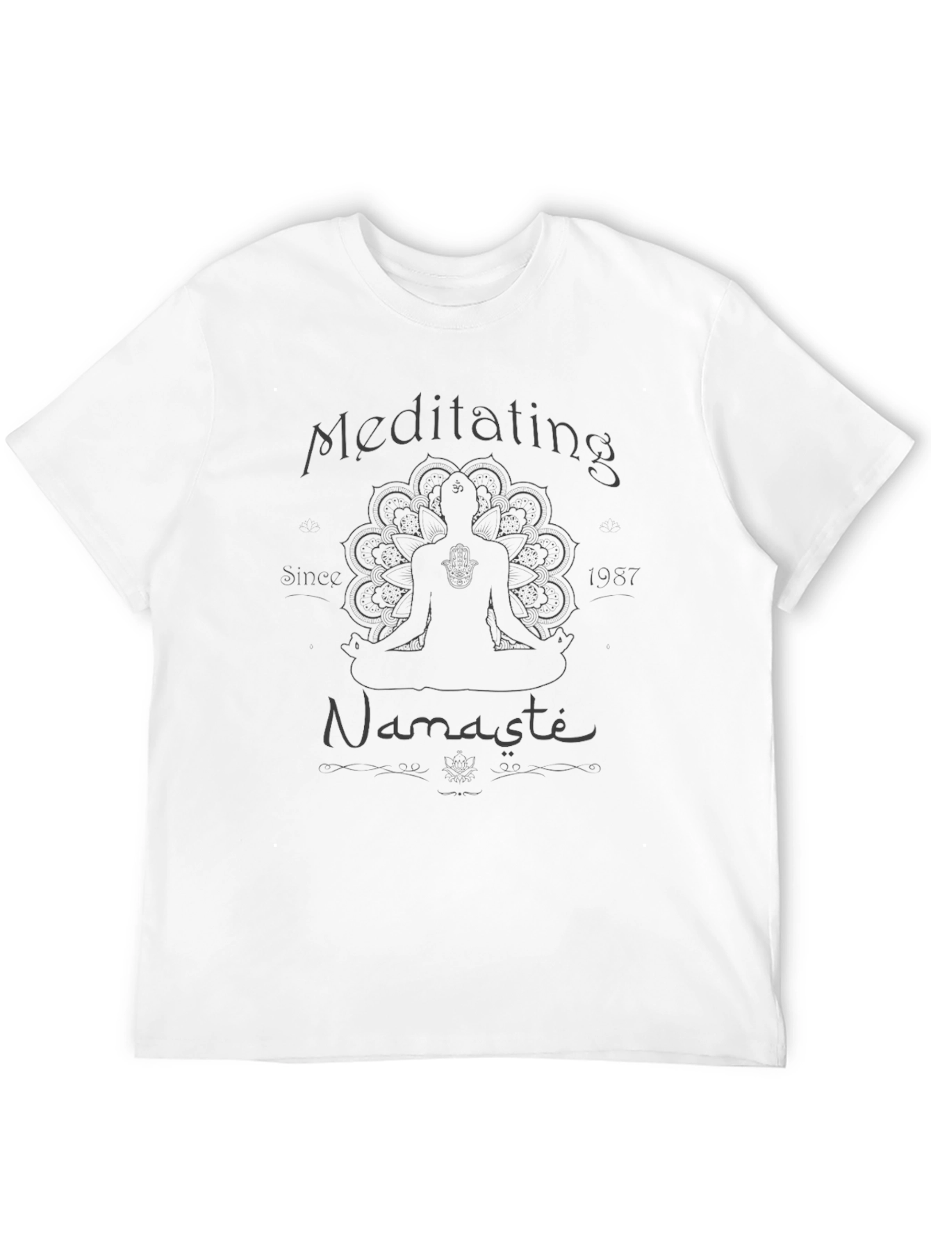 Meditating Since 1987 T-Shirt - Namaste Yoga Tee