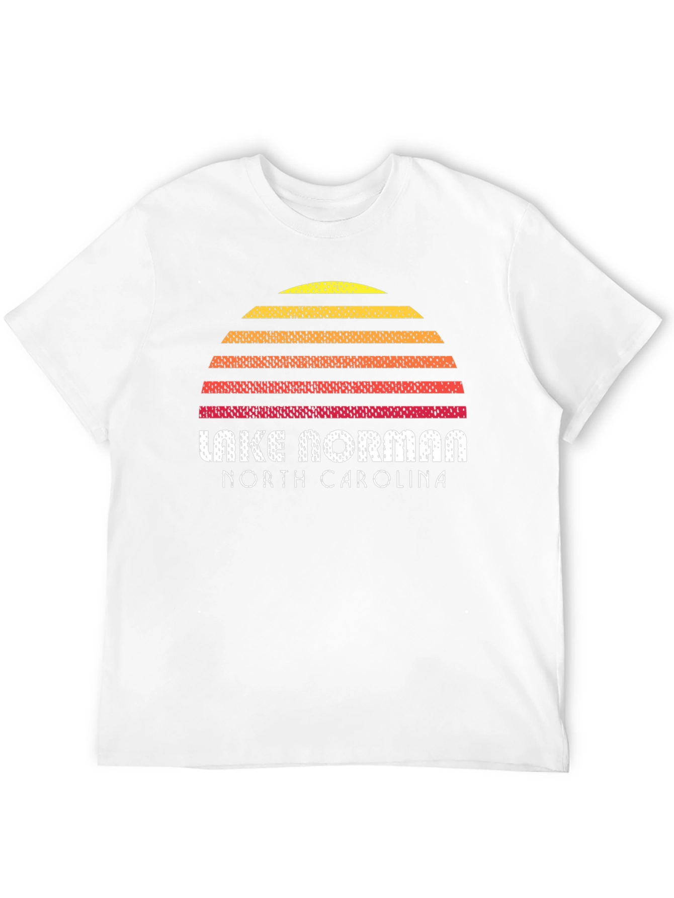 Lake Norman NC Retro Sunset T-Shirt