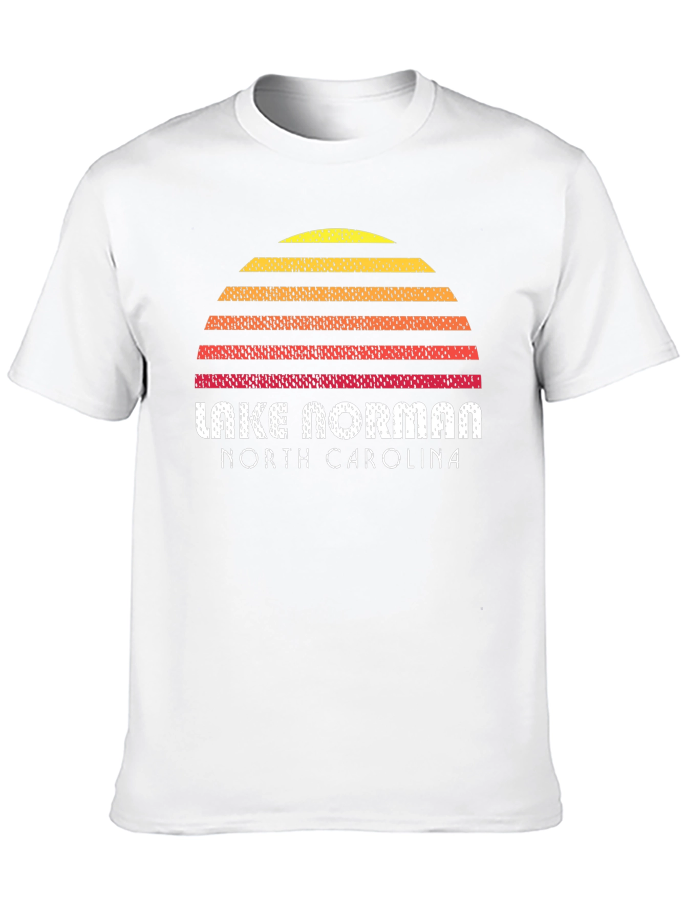 Lake Norman NC Retro Sunset T-Shirt