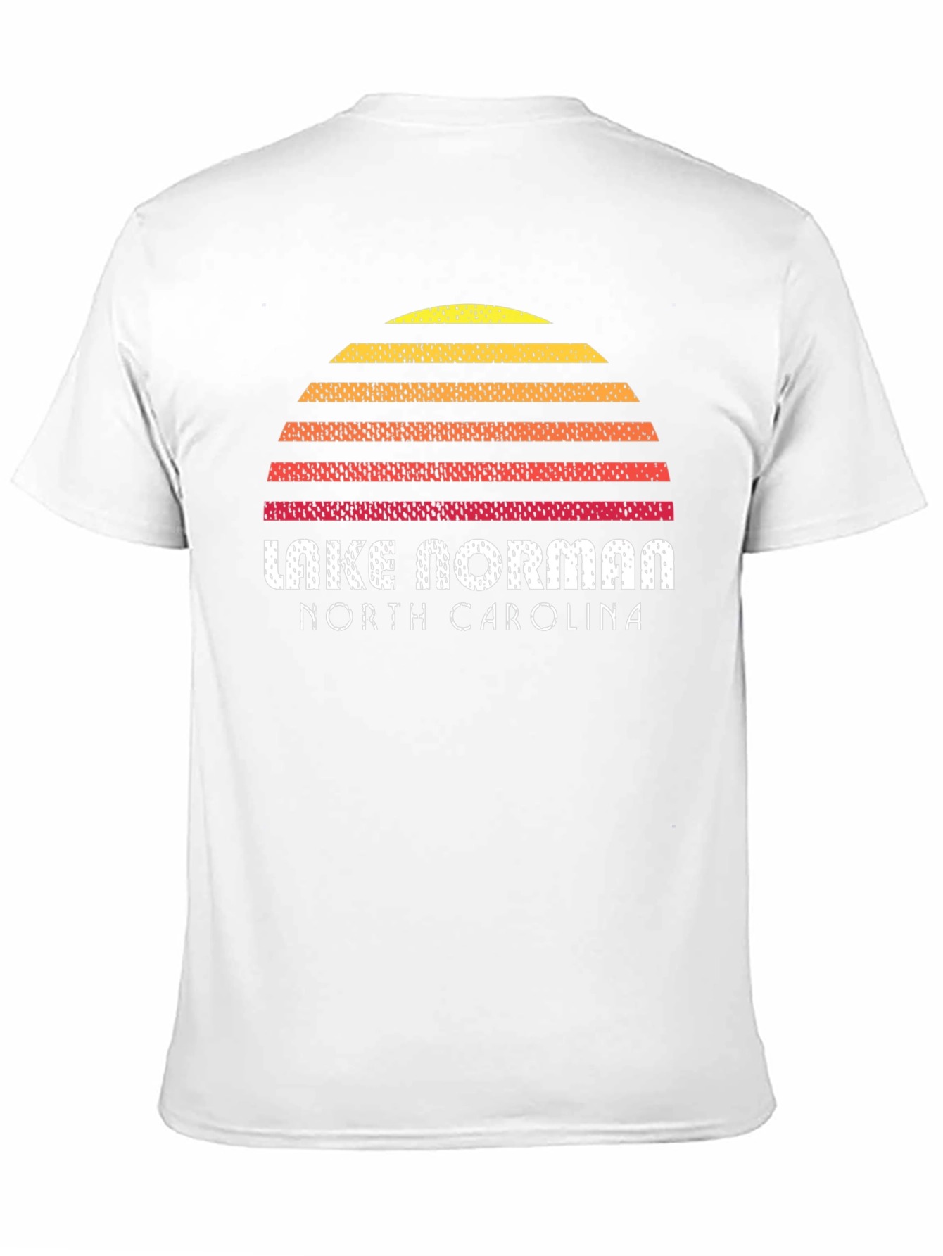 Lake Norman NC Retro Sunset T-Shirt