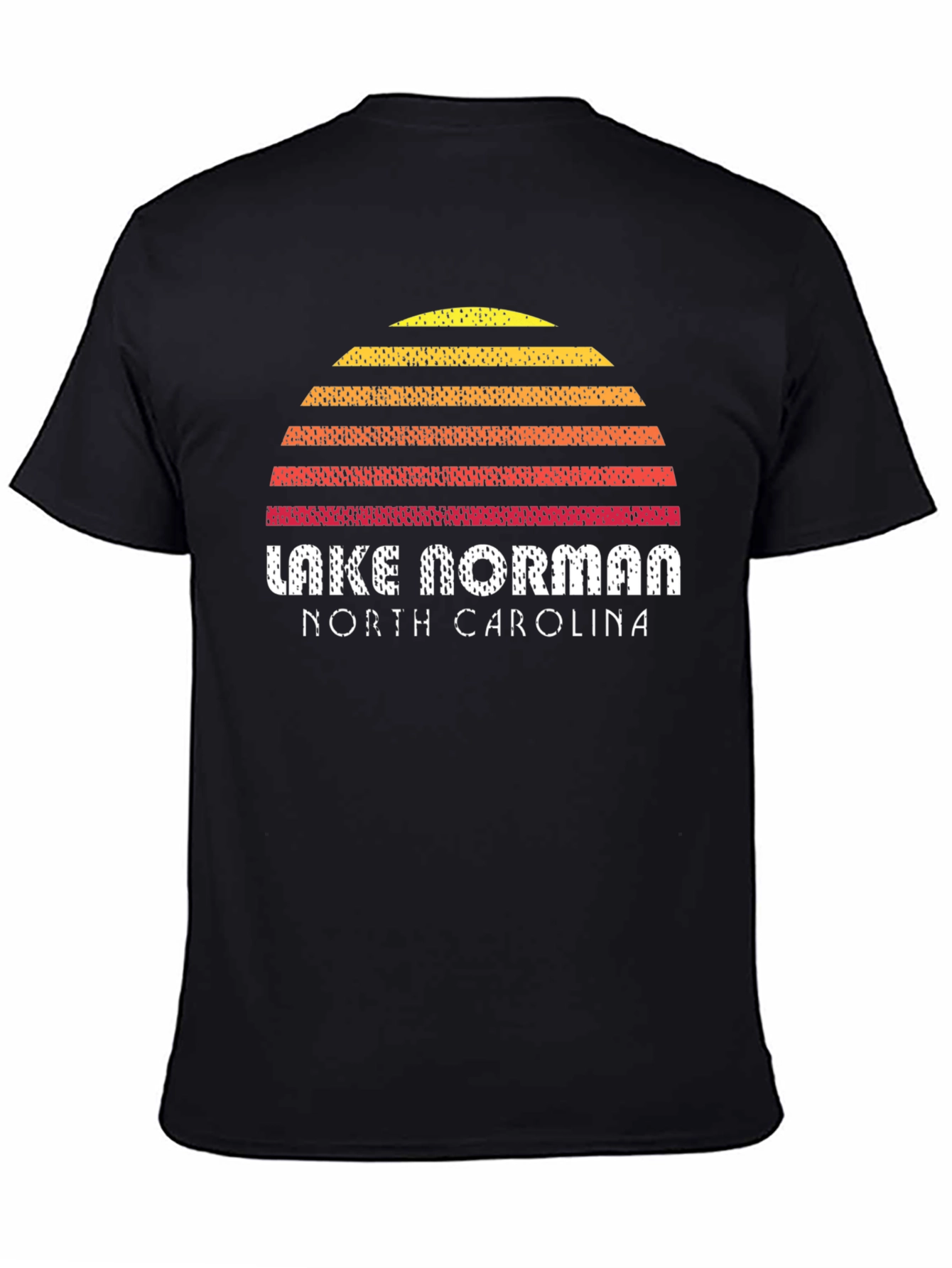 Lake Norman NC Retro Sunset T-Shirt