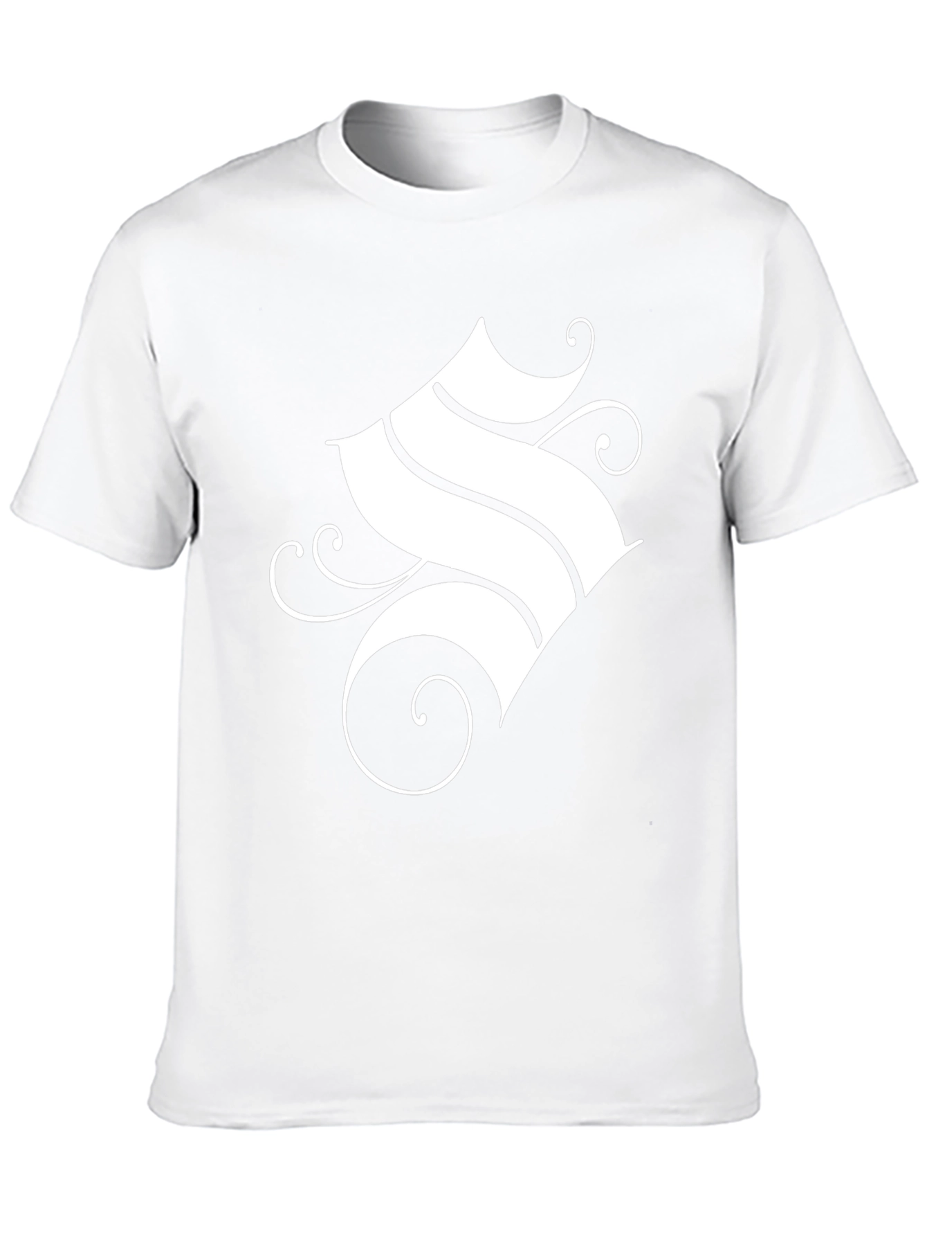 Elegant Letter S Graphic T-Shirt