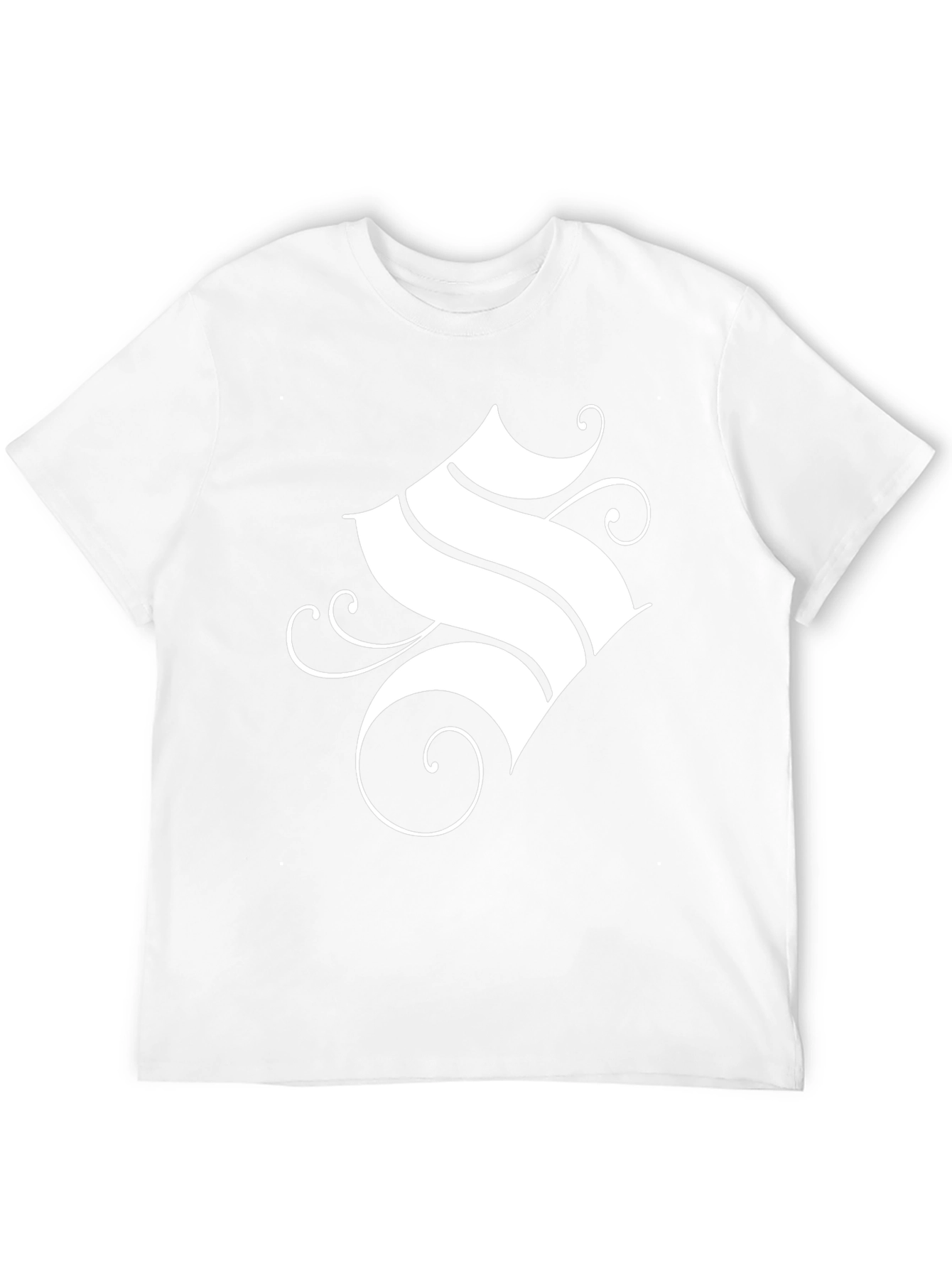 Elegant Letter S Graphic T-Shirt