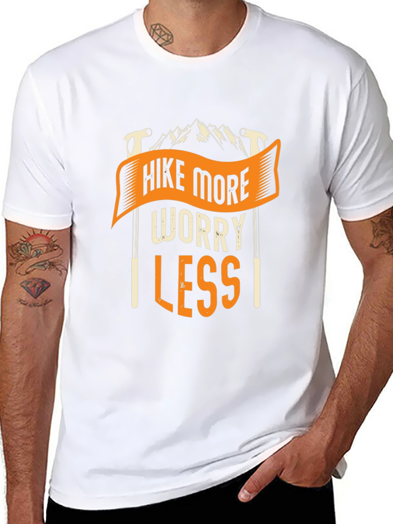 Hike More Worry Less Graphic Tee