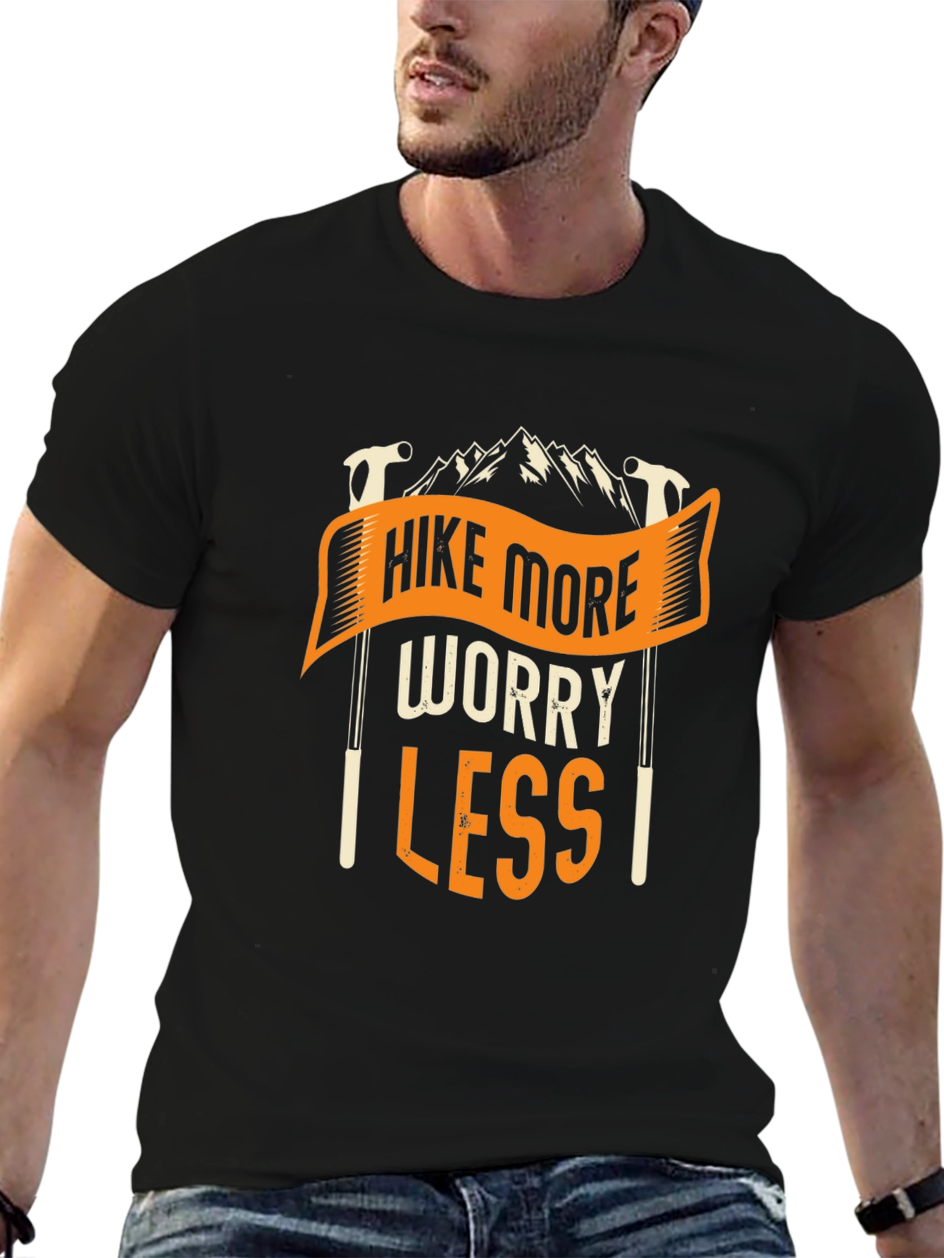 Hike More Worry Less Graphic Tee