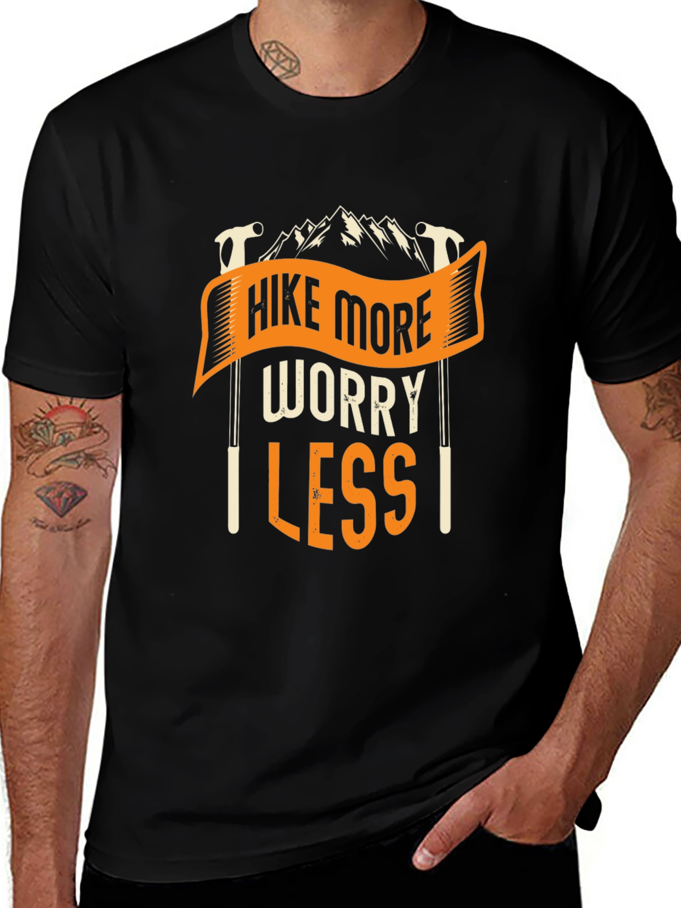 Hike More Worry Less Graphic Tee