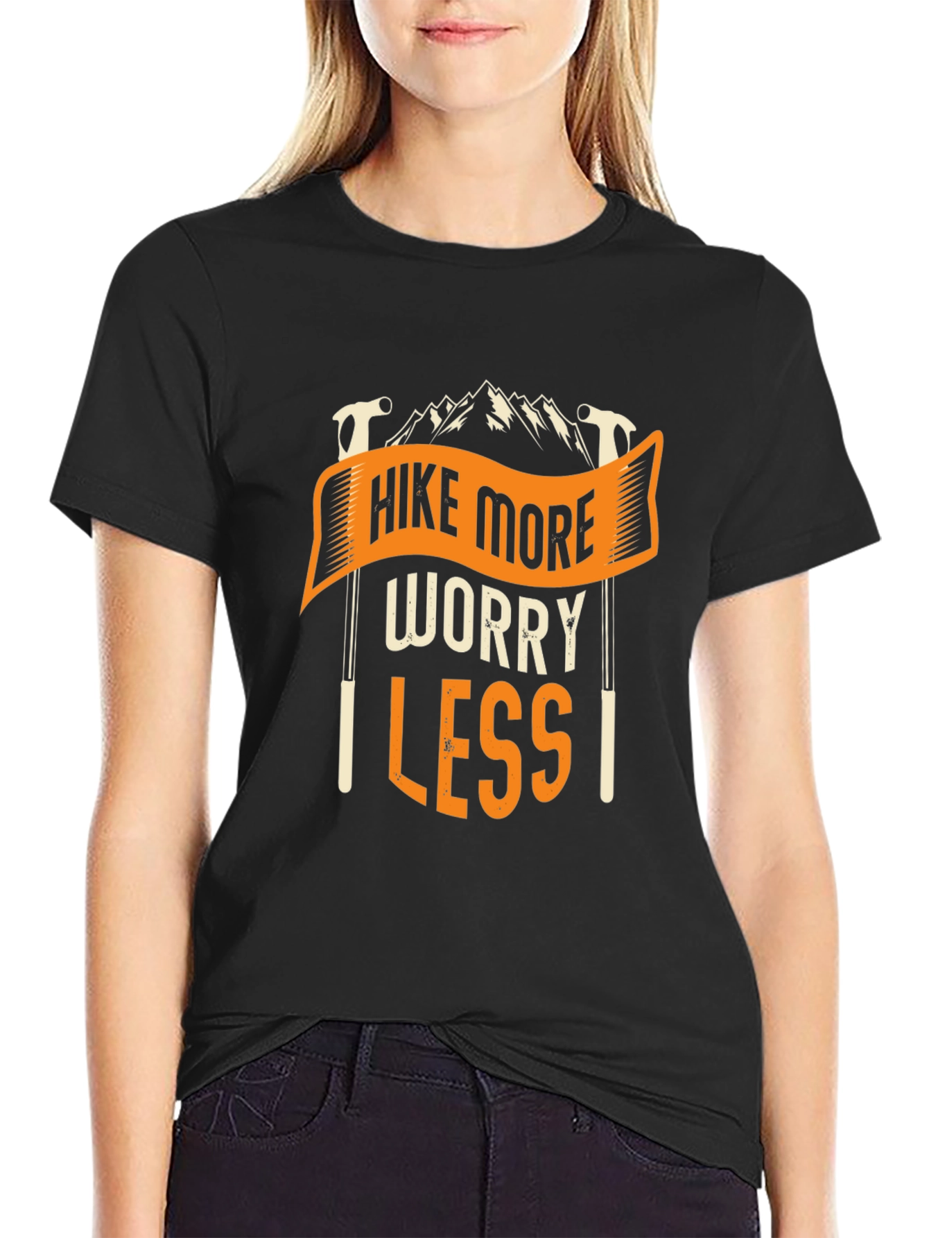 Hike More Worry Less Graphic Tee
