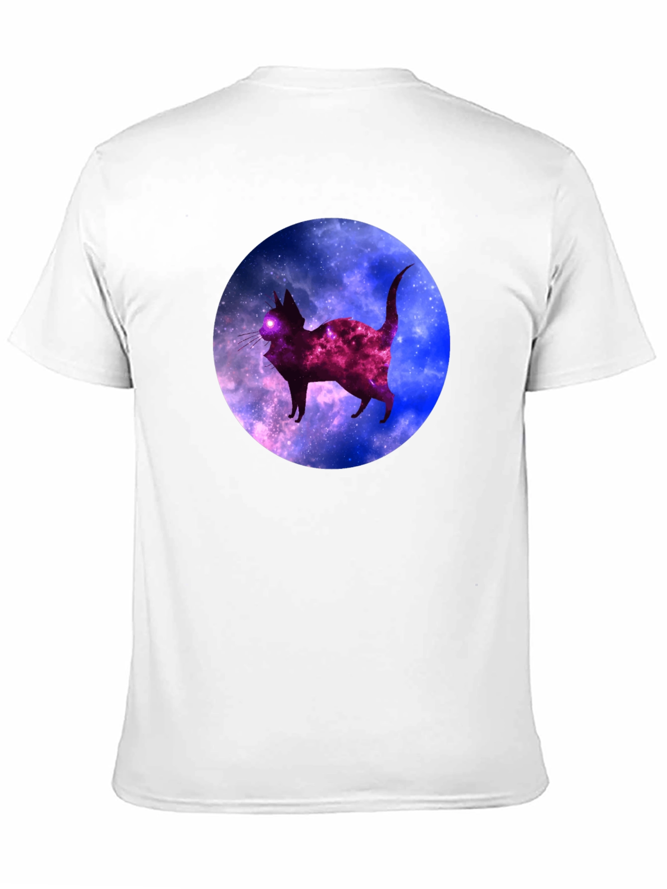 Galaxy Cat Black T-Shirt