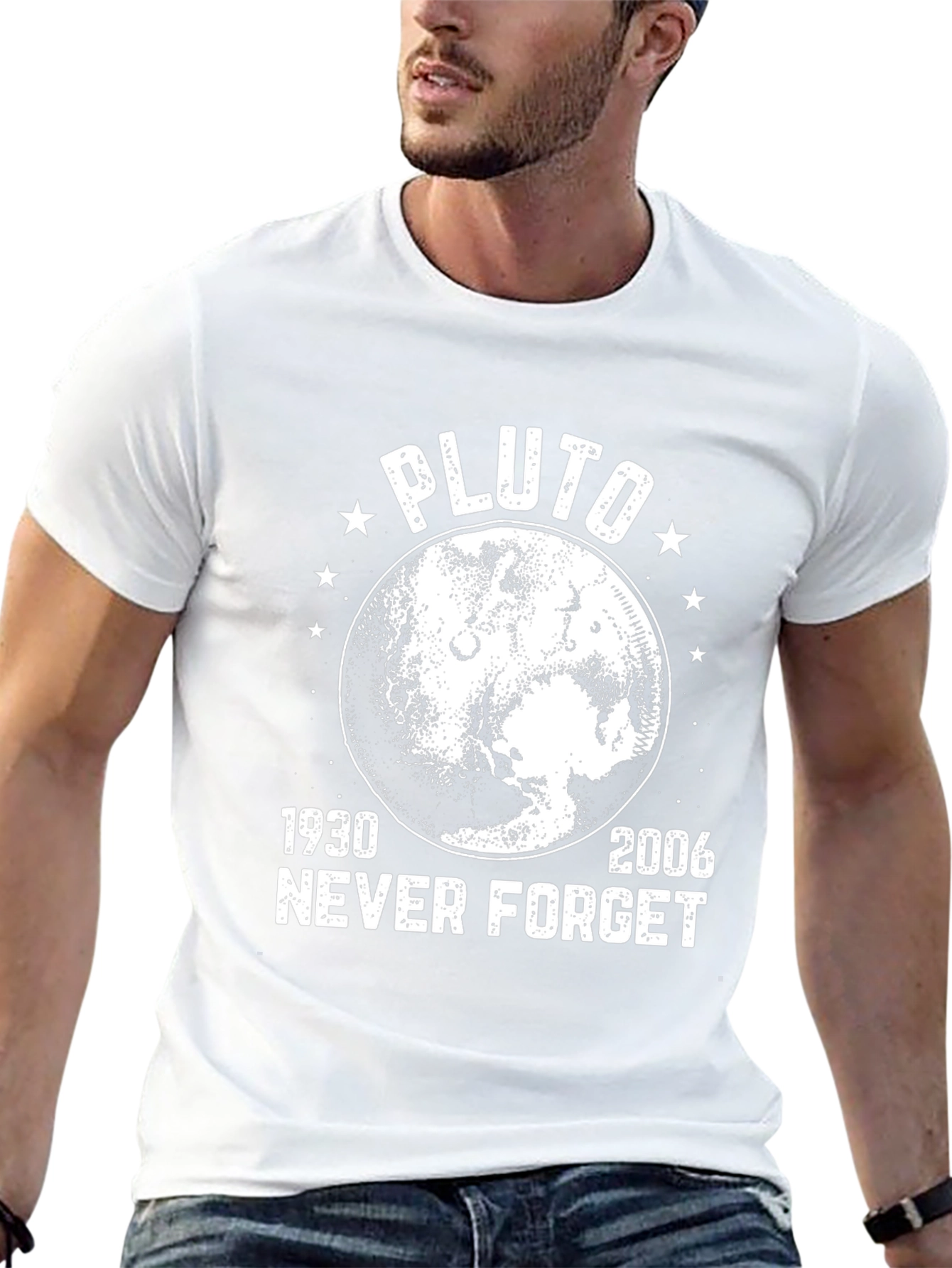 Pluto Never Forget Black T-Shirt