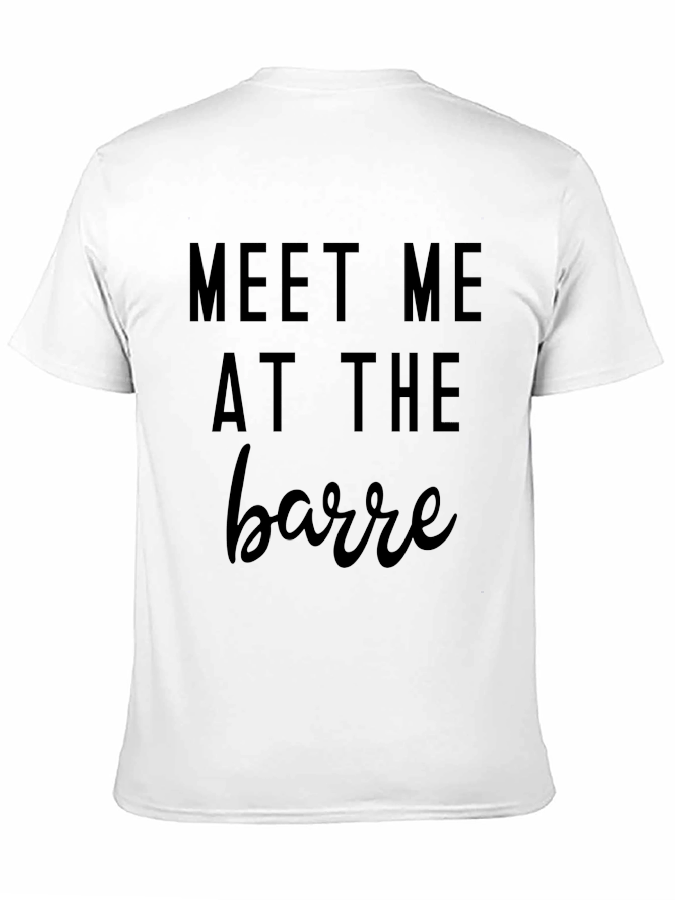 Meet Me at the Barre Black Tee