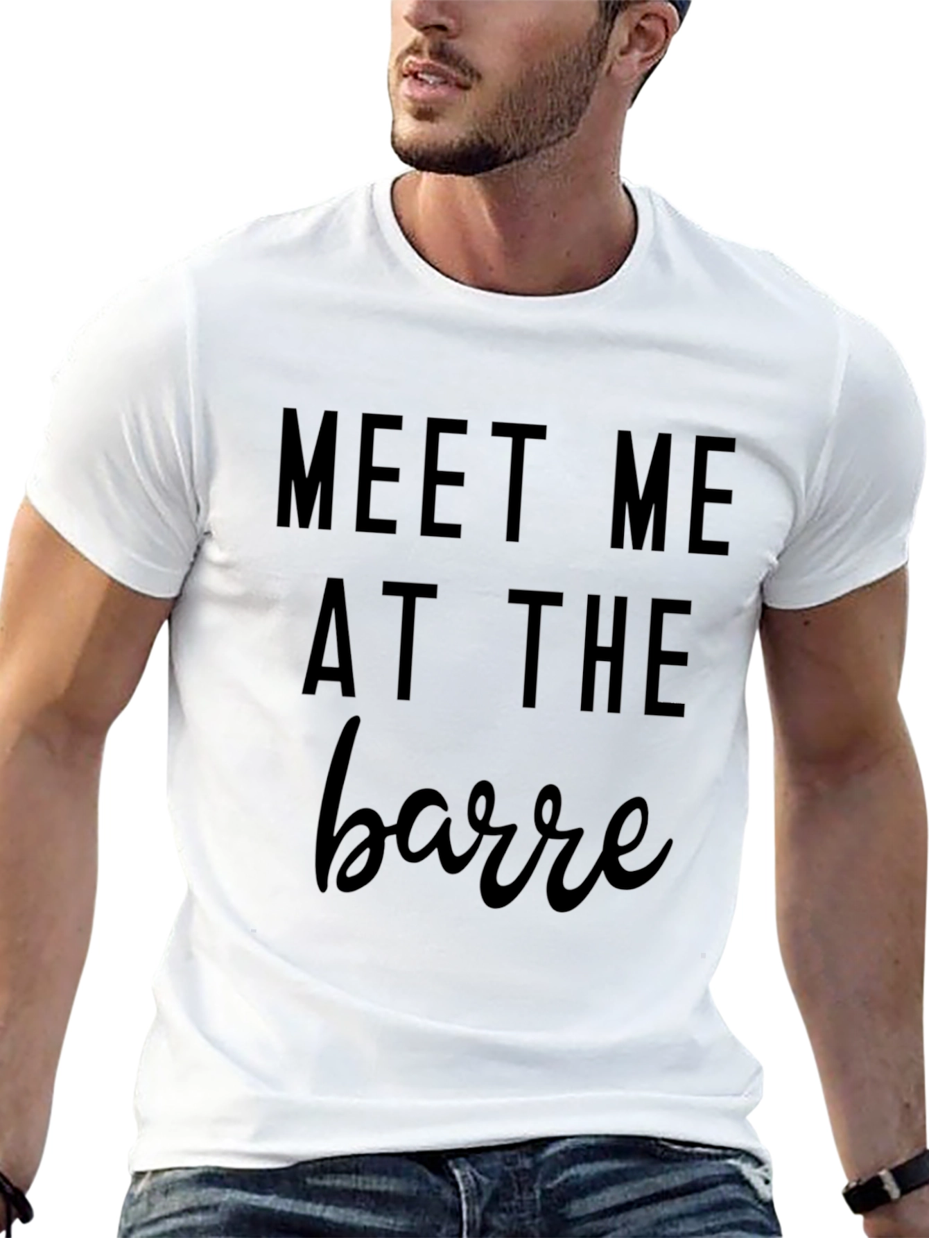 Meet Me at the Barre Black Tee