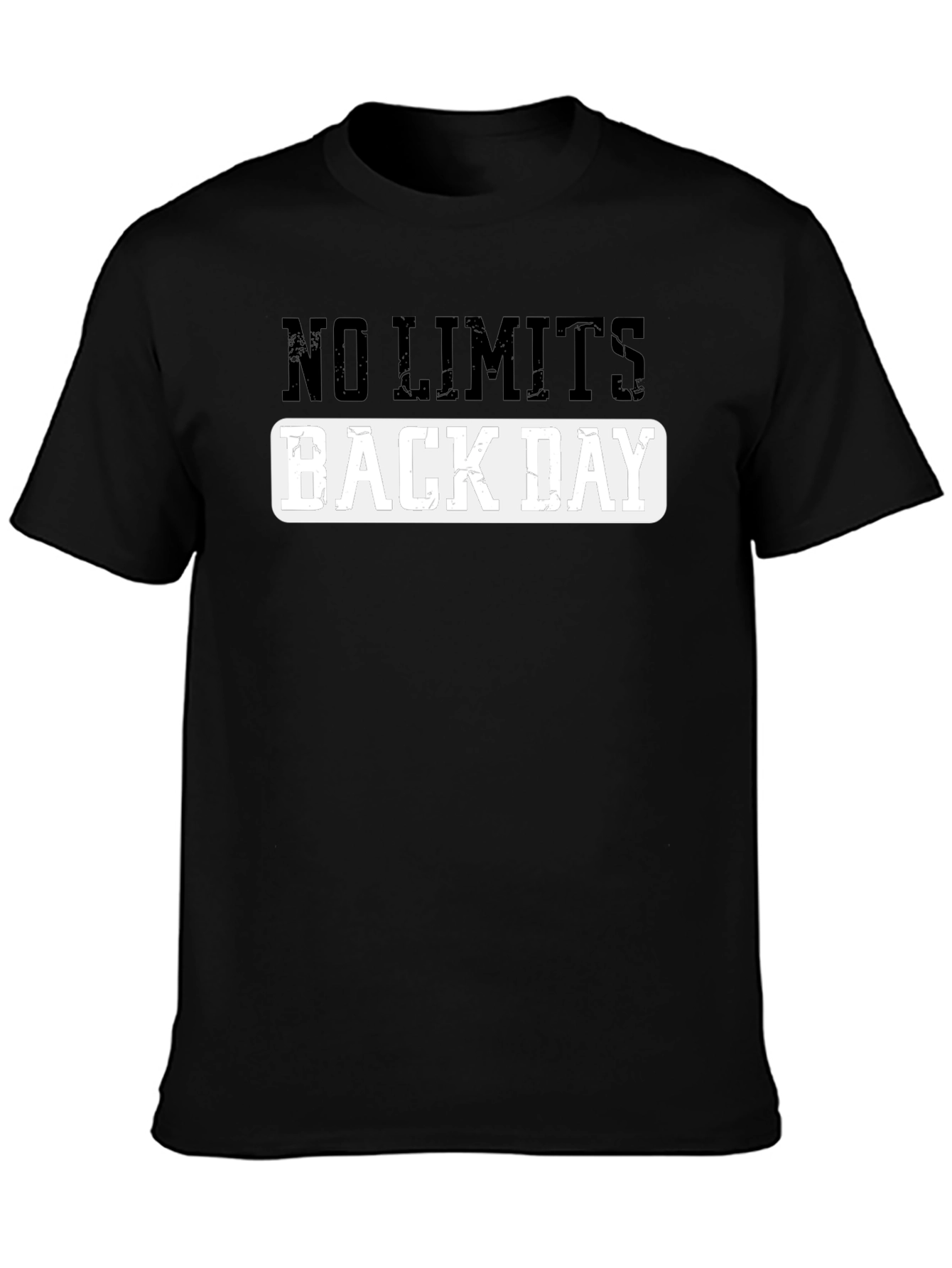 No Limits Back Day Black T-Shirt