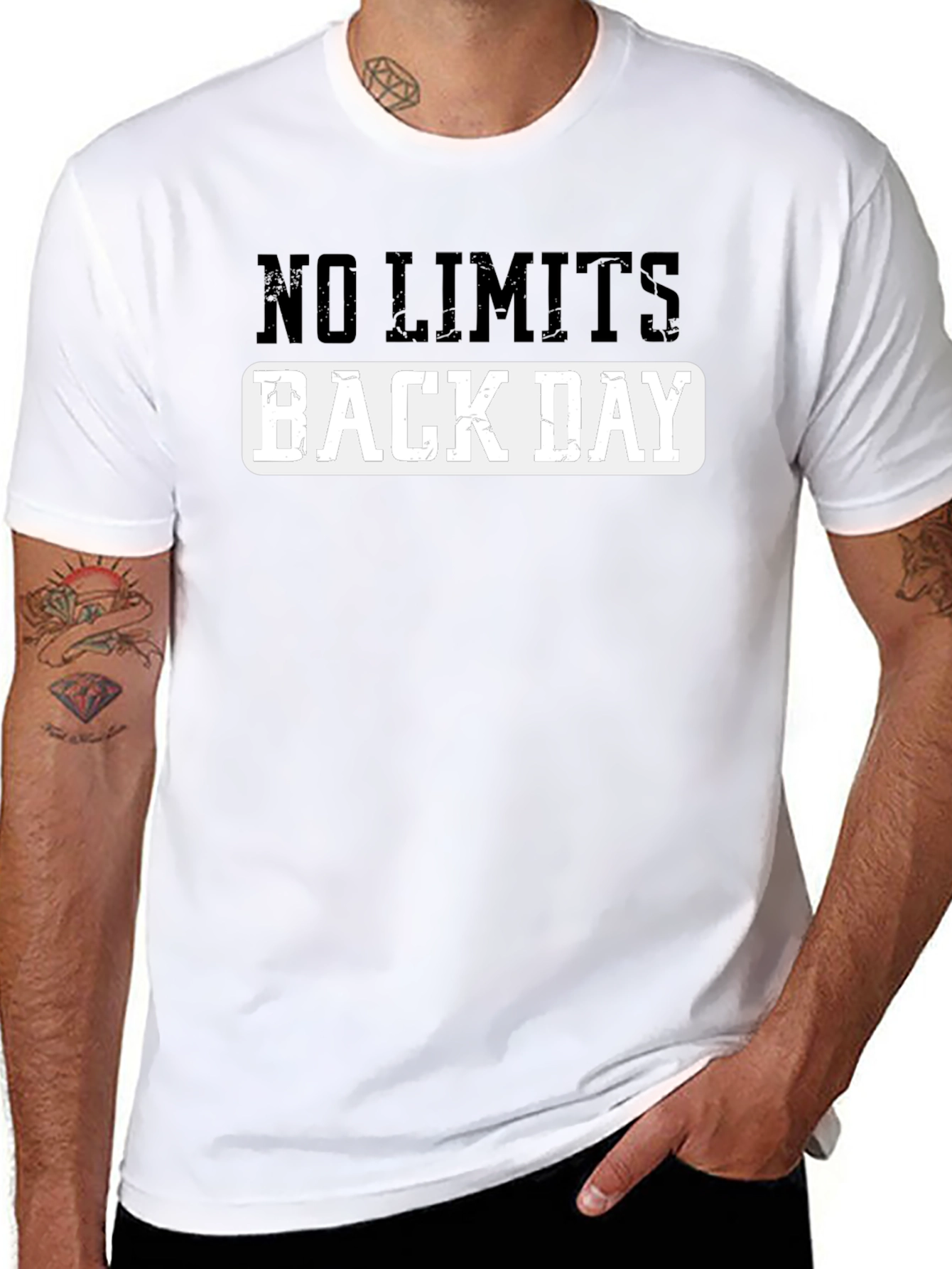 No Limits Back Day Black T-Shirt
