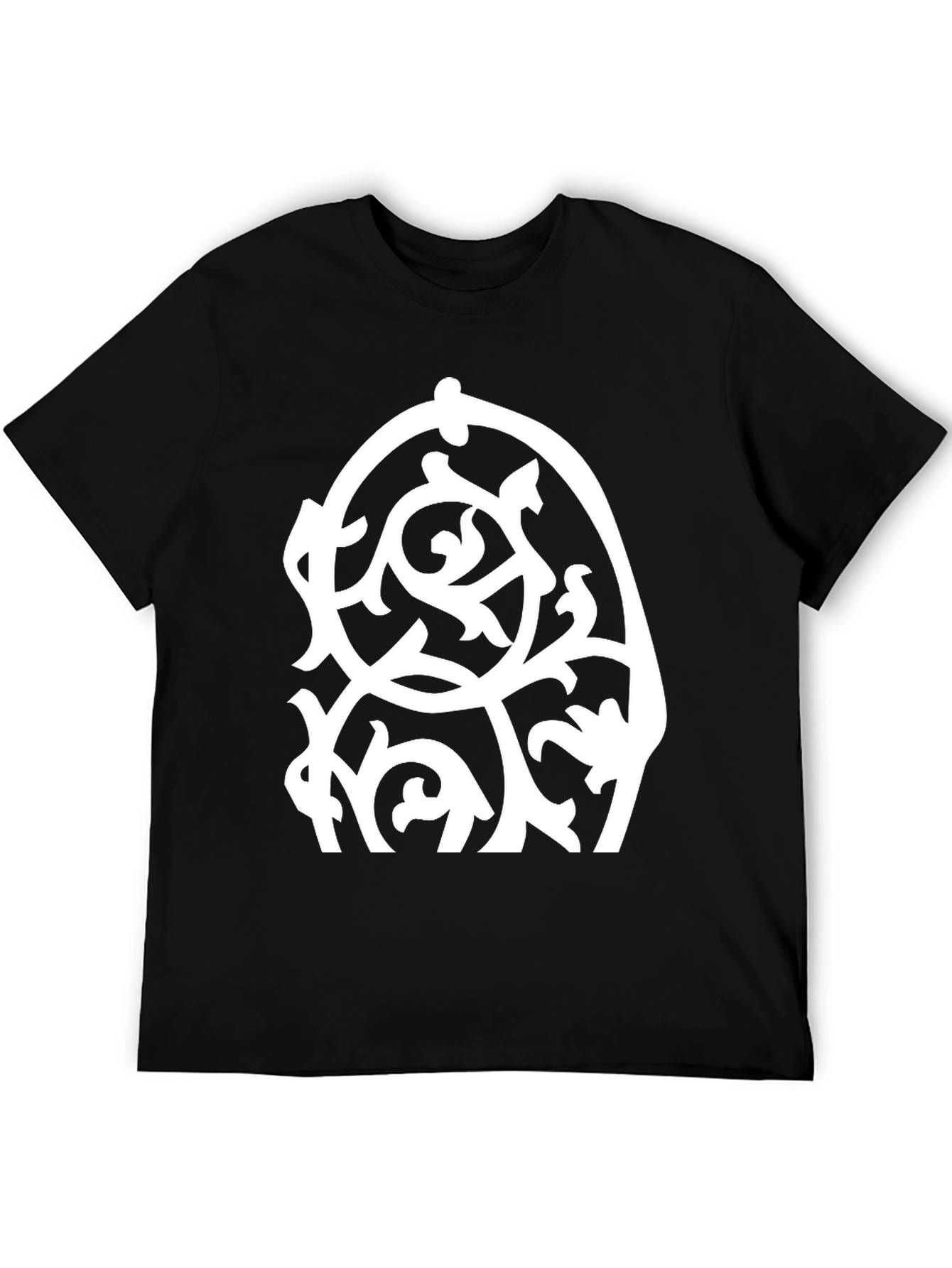 Modern Art Black Tee Shirt