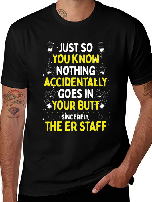 ER Staff Novelty T-Shirt - Butt Injections